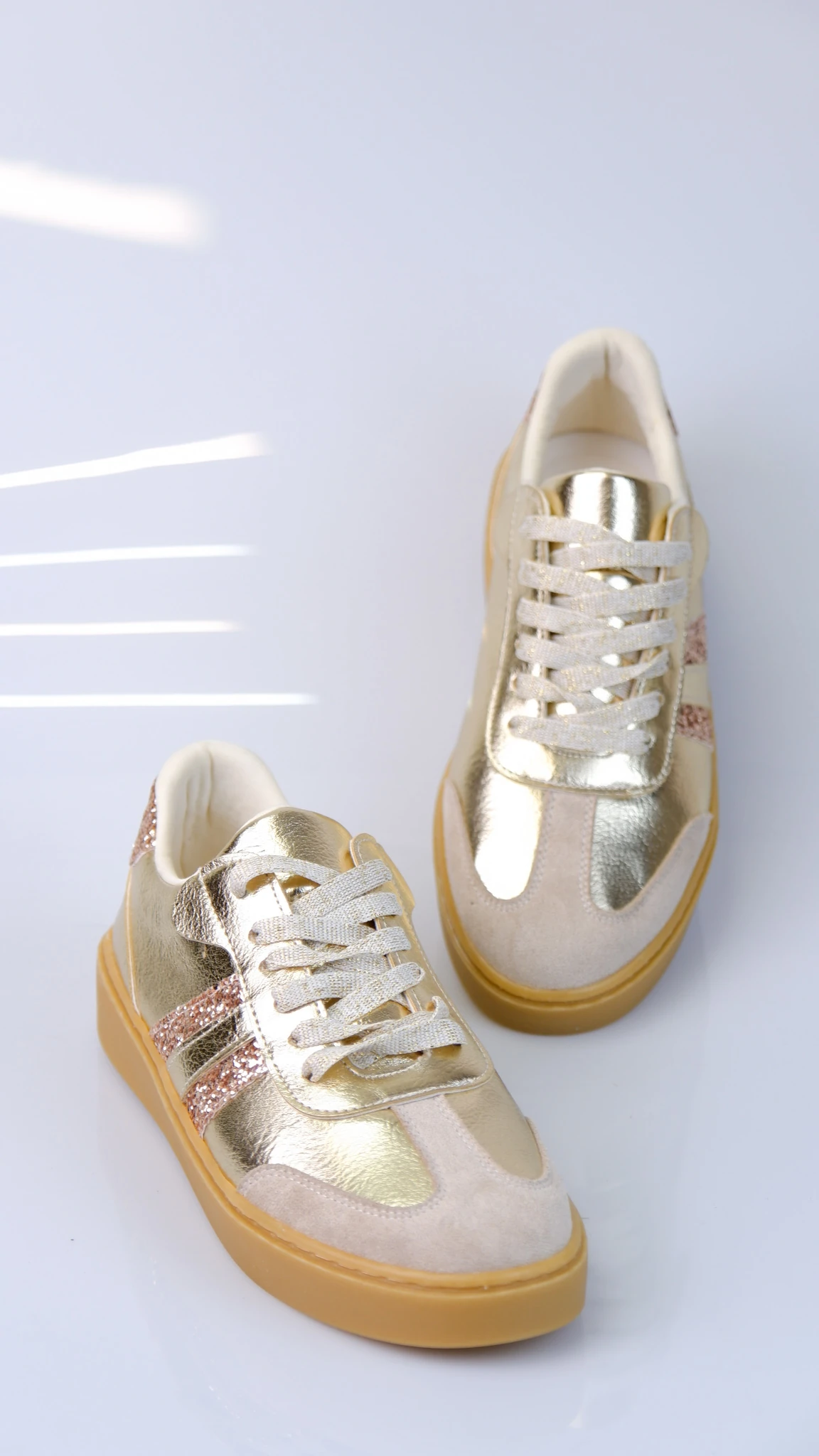 Urban Model Kadın Günlük Sneaker Ayakkabı - Gold