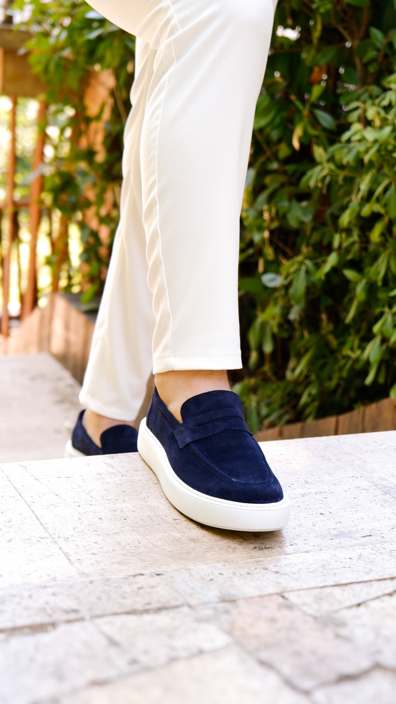 Dumas Model Hakiki Natural Set Deri Loafer Ayakkabı - LACİVERT