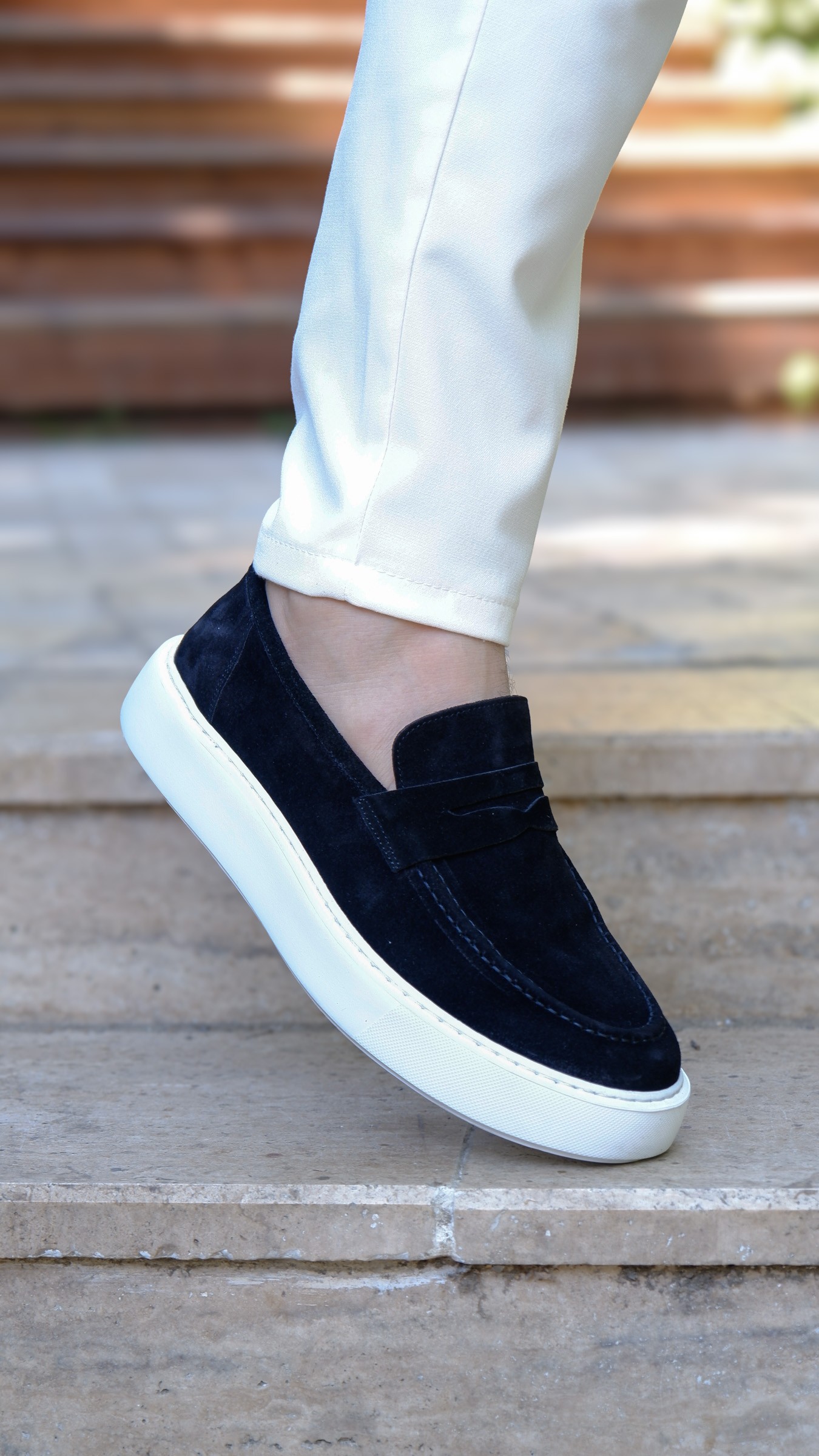 Dumas Model Hakiki Natural Set Deri Loafer Ayakkabı - Siyah