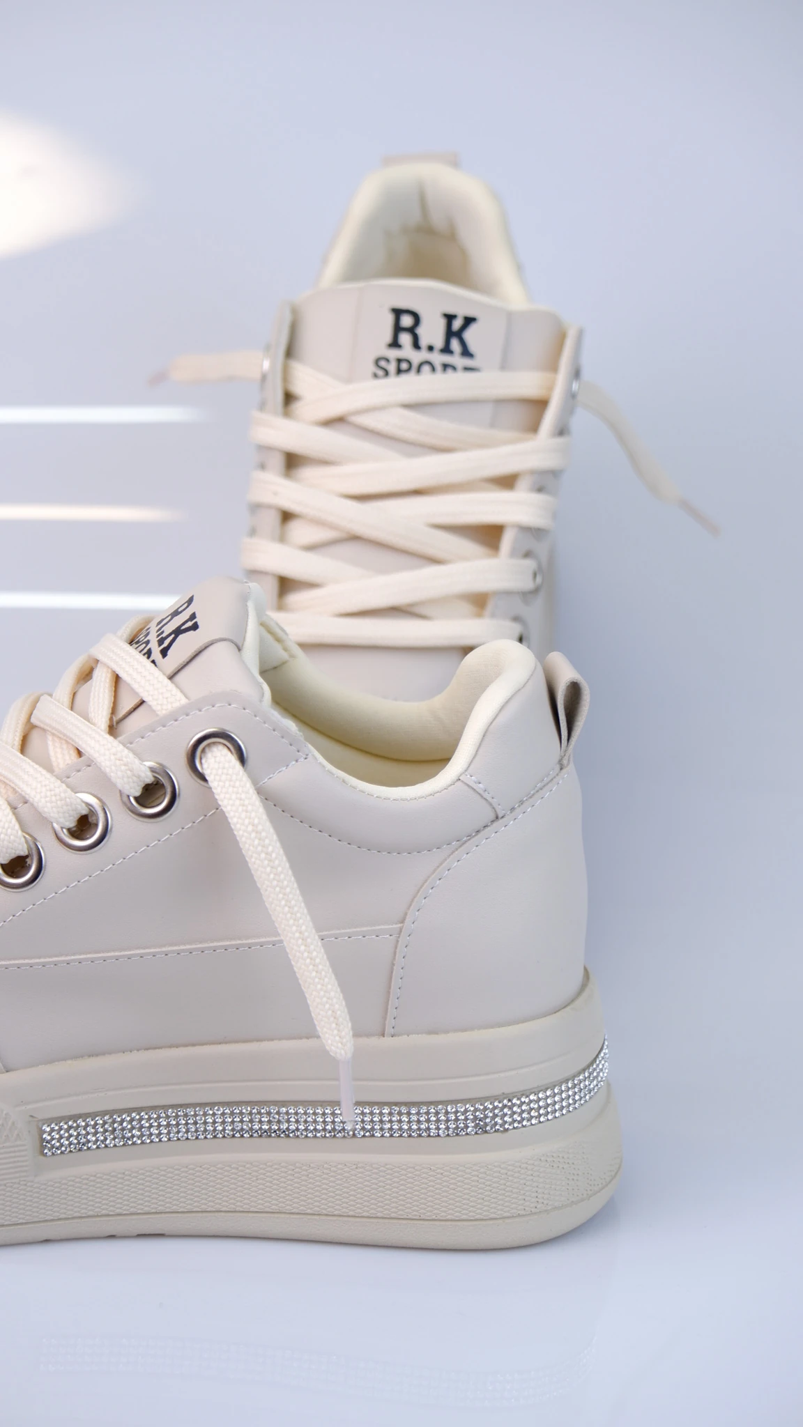 Delta Model Kadın Günlük Sneaker Ayakkabı - Bej