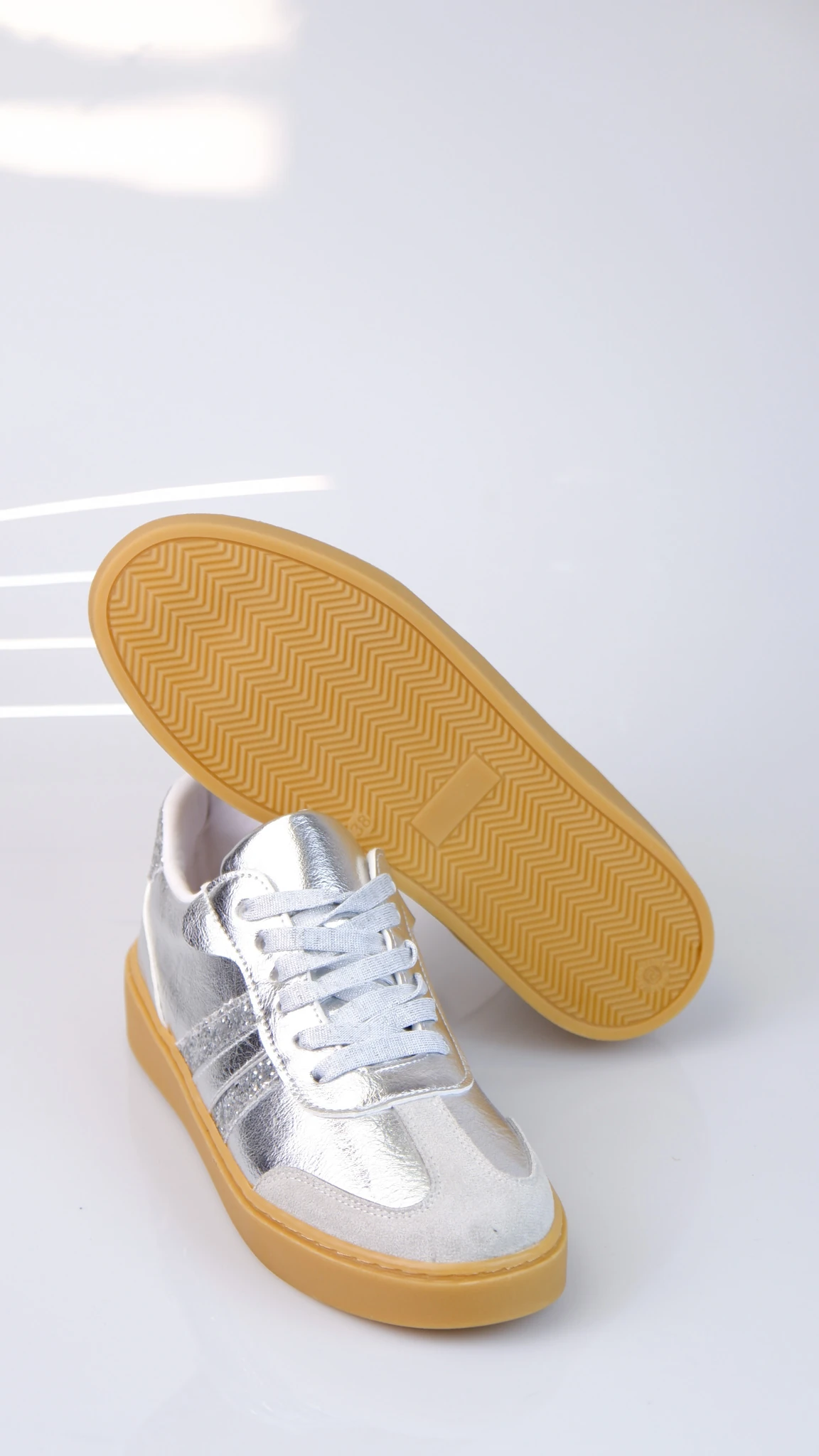 Urban Model Kadın Günlük Sneaker Ayakkabı - Gümüş