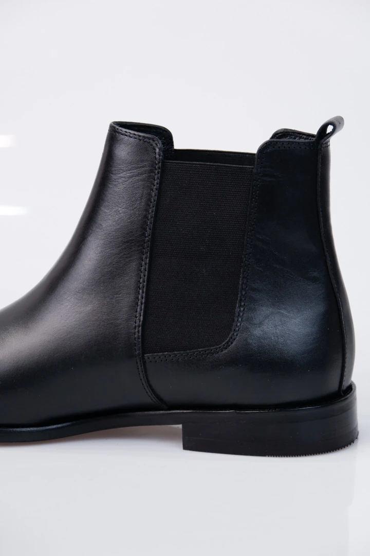 Chelsea Bot Hakiki Natural Deri Bot Ayakkabı