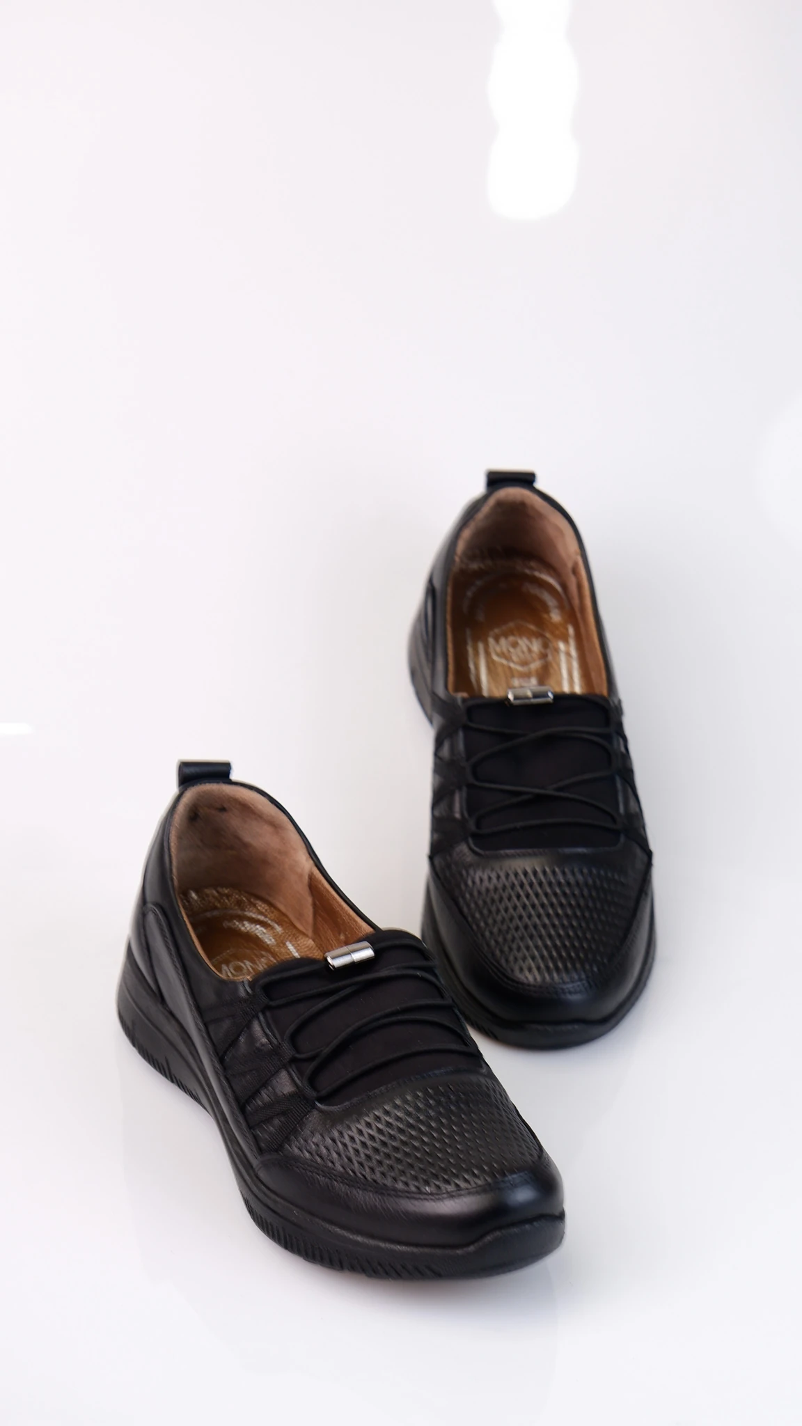 Perfora Model Hakiki Deri Kadın Günlük Loafer Ayakkabı