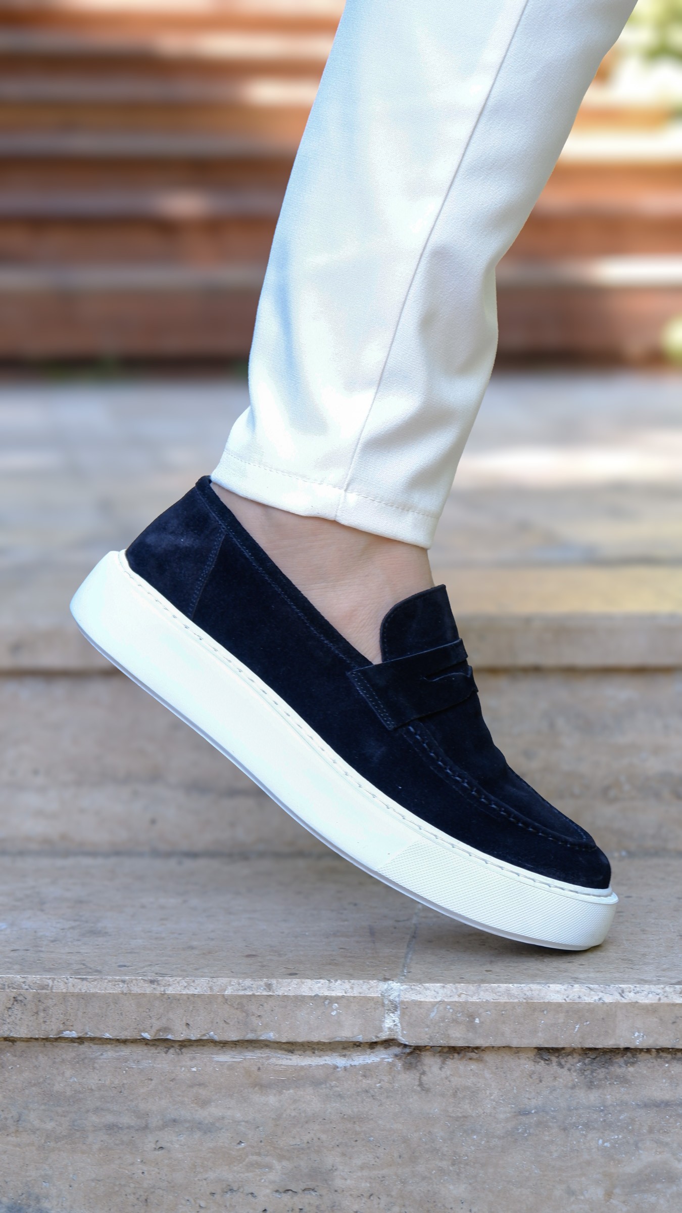 Dumas Model Hakiki Natural Set Deri Loafer Ayakkabı - Siyah