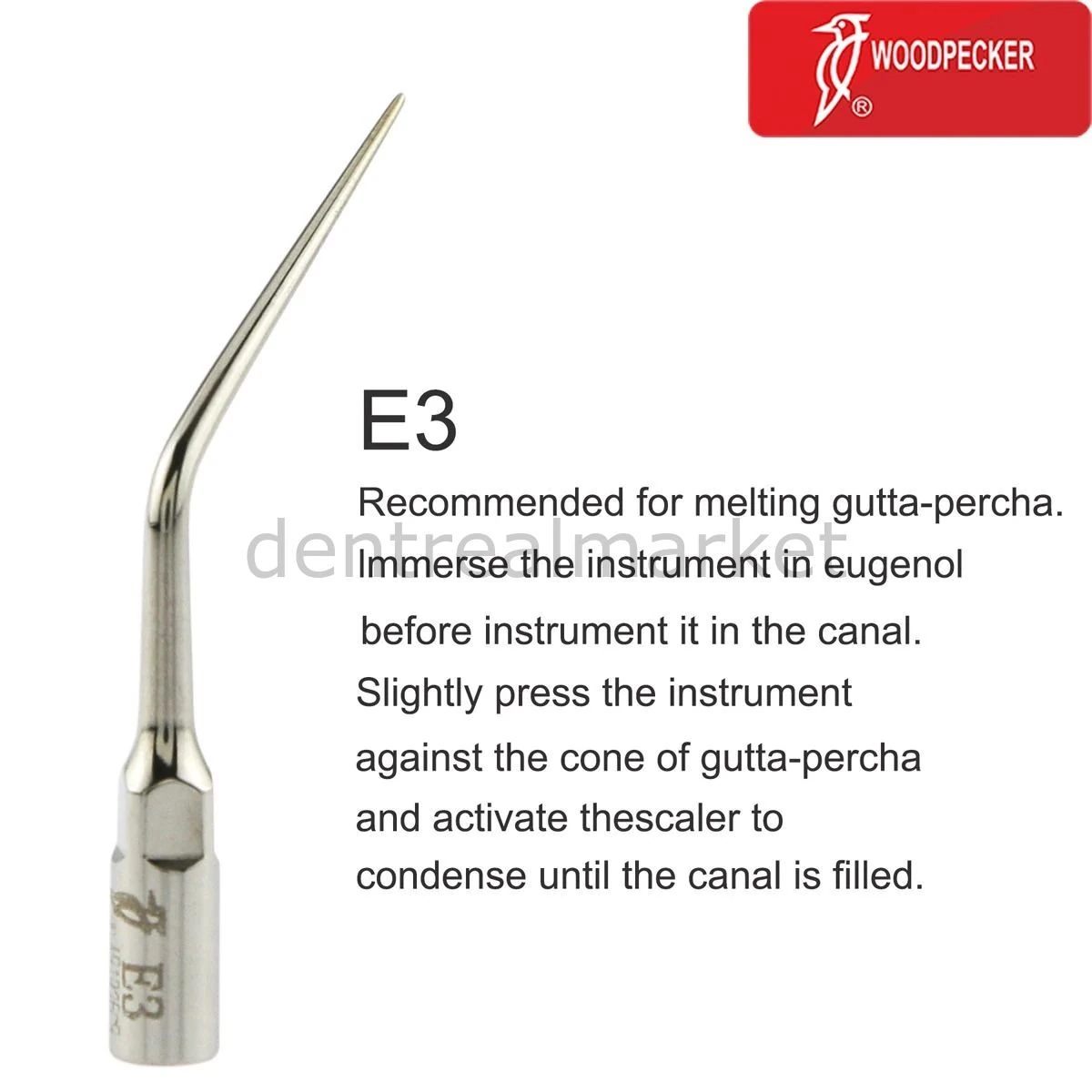 Kavitron Endodonti Ucu E3 - Ems,Mectron,Woodpecker,WH Uyumlu