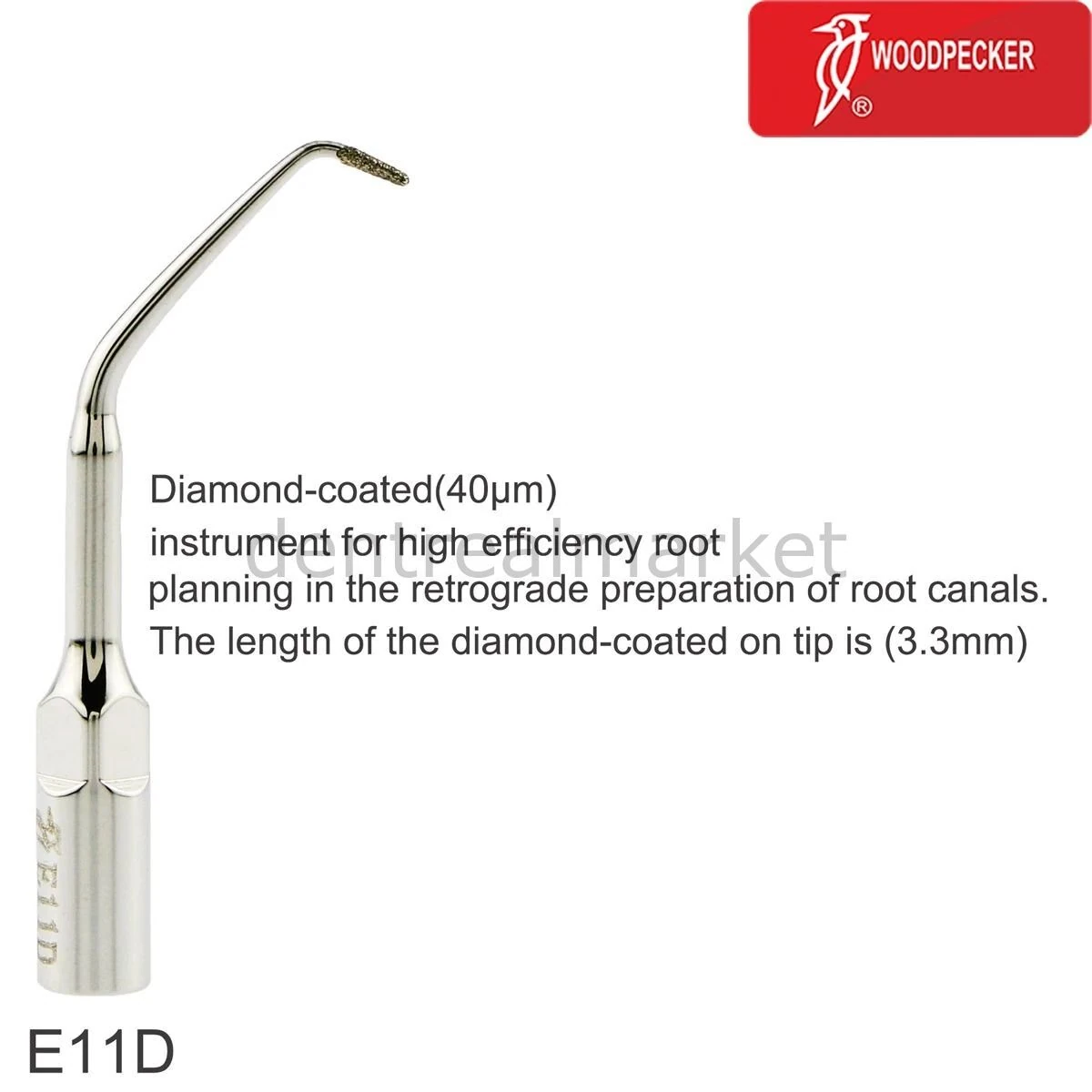 Kavitron Endodonti Ucu E11D - Ems,Mectron,Woodpecker,WH Uyumlu