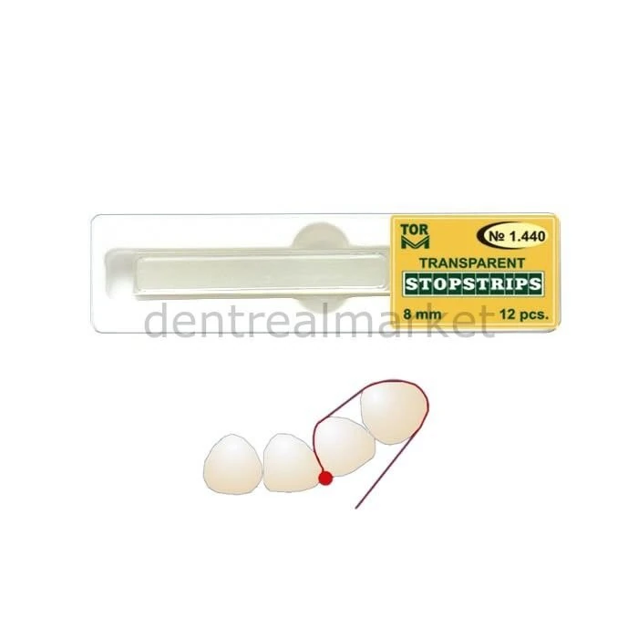 Stoperli Şeffaf Strip Matris Bandı NO:1.440