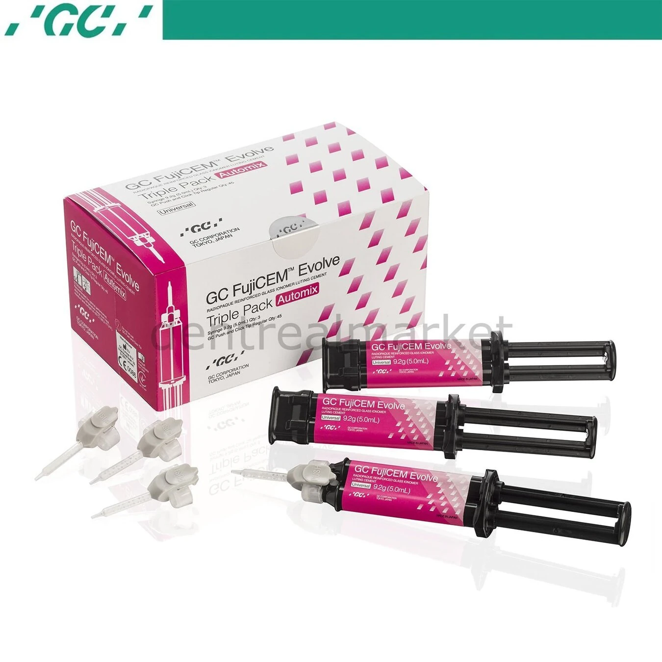 Fujicem Evolve Automix 3*9,2gr - Rezin Modifiye Cam İyonomer Siman