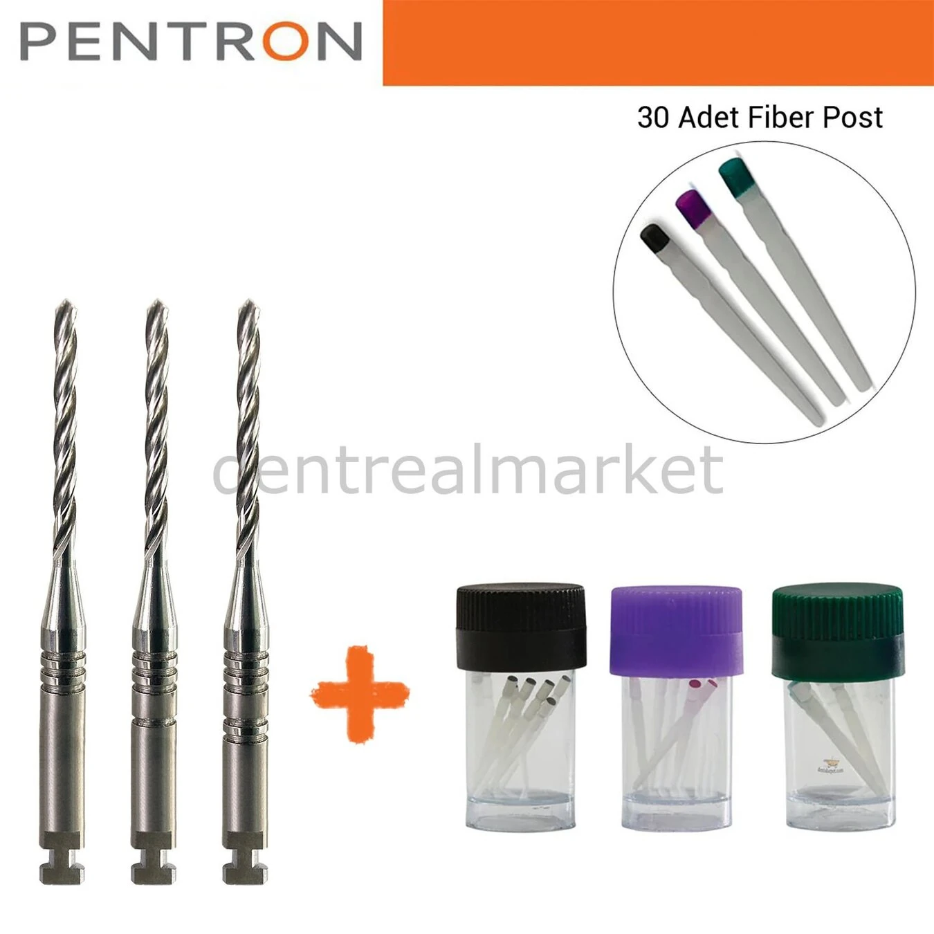 FibreKleer 4X Tapared Fiber Post Asorti Set