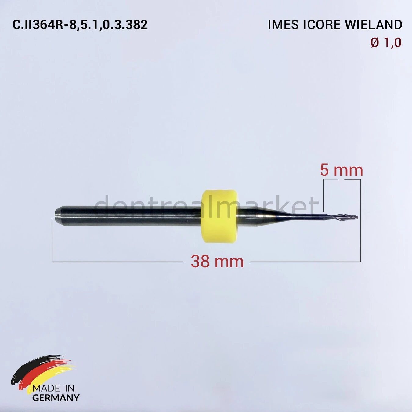 Imes Icore Wieland Cad Cam Drill 1,0 mm