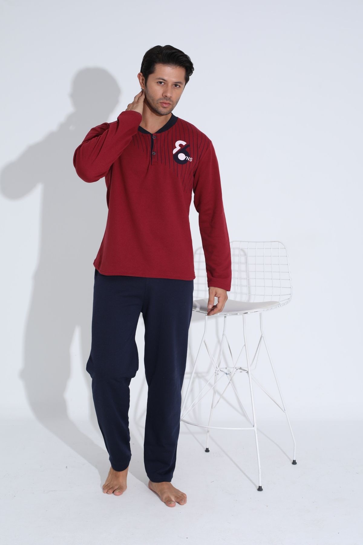 İki İplik (Kalın) Erkek Pijama Takımı