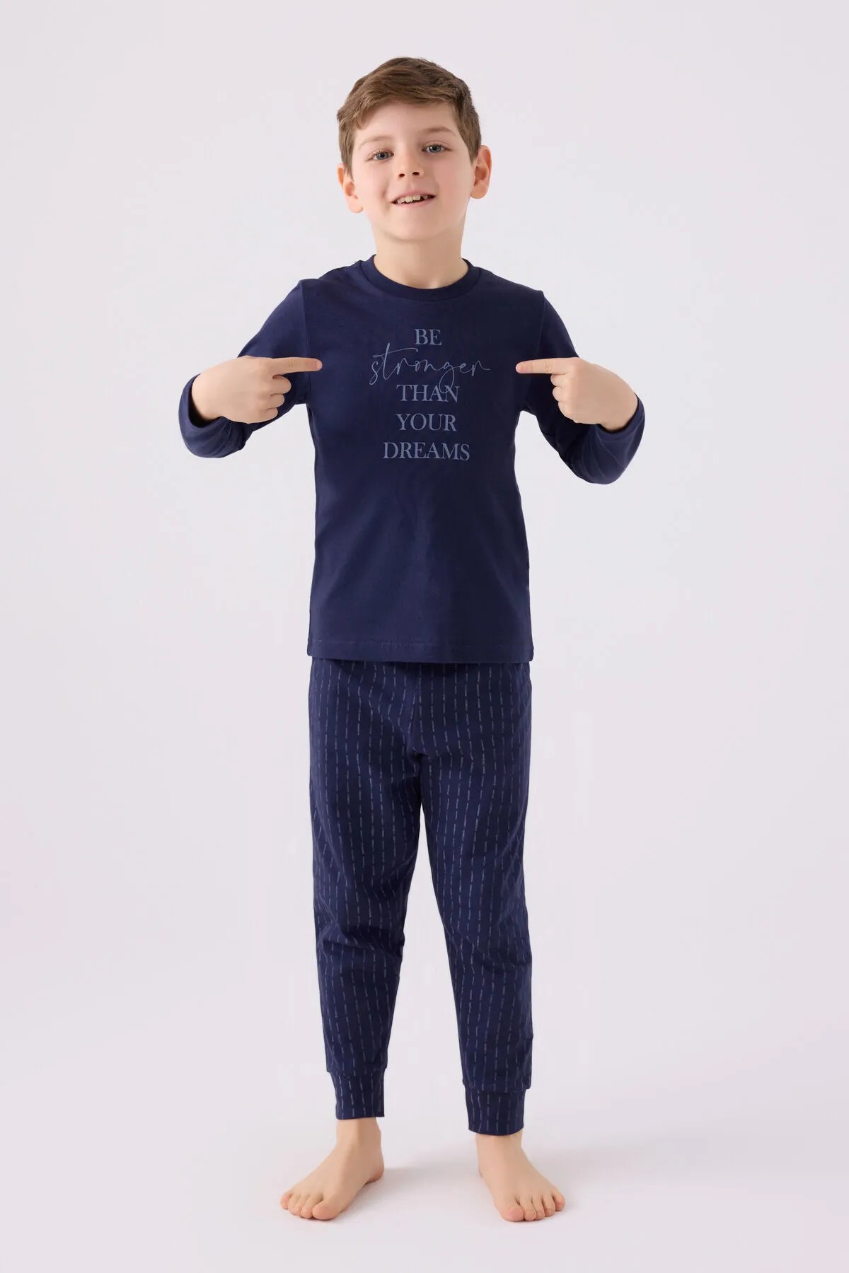 Erkek Çocuk Uzun Kol Pijama Takım
