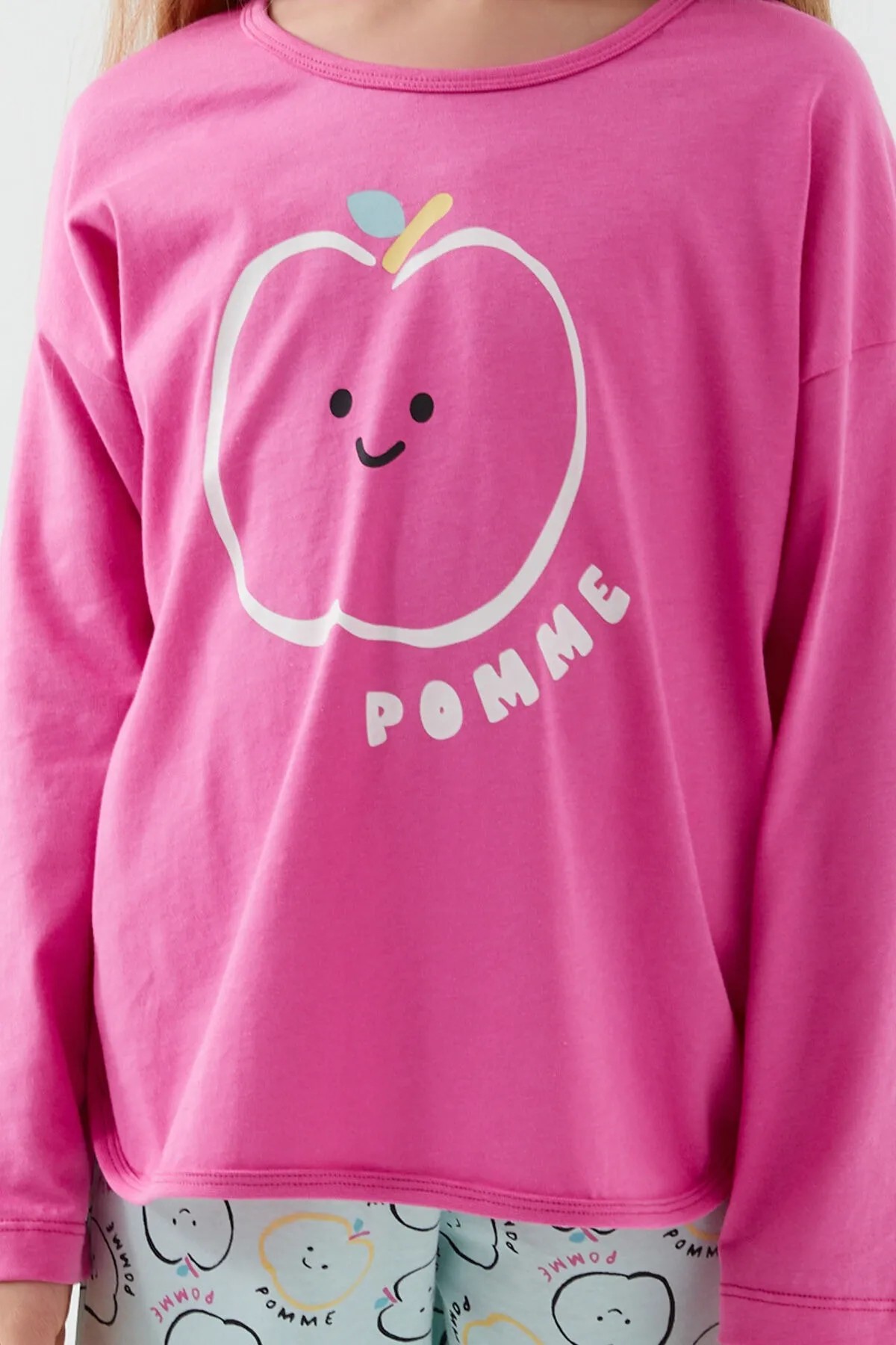 Rolypoly Pomme Apple Kız Çocuk Uzun Kol Pijama Takım