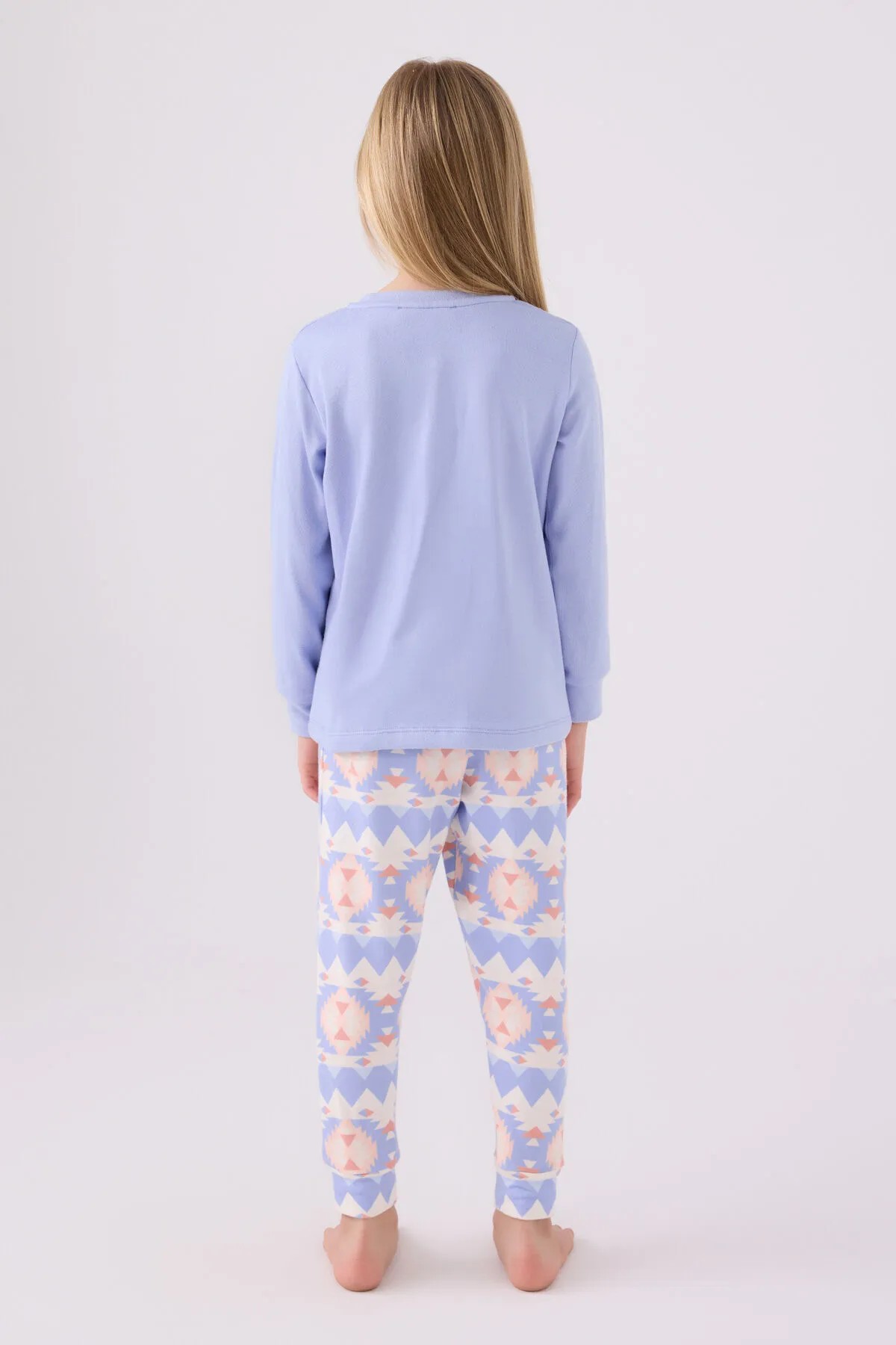  Kız Çocuk Uzun Kol Pijama Takım