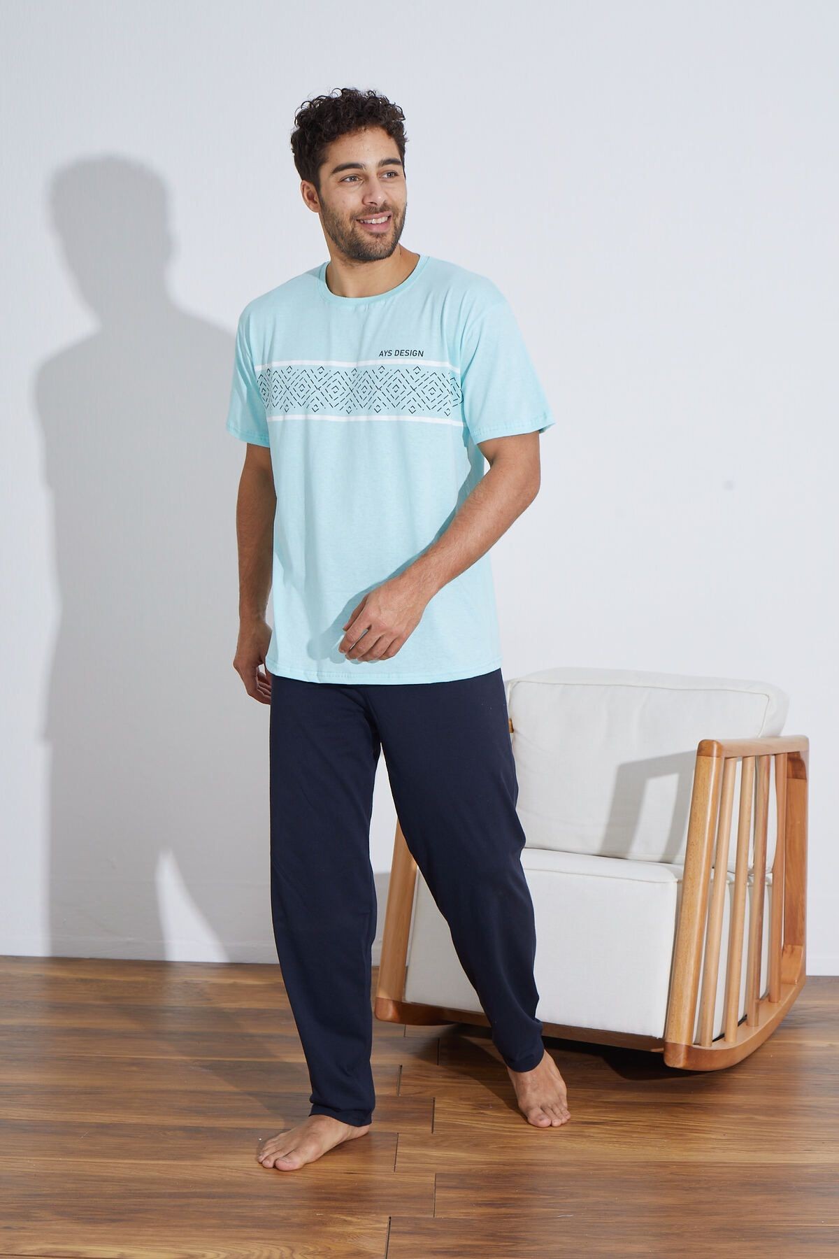 Penye Erkek Süprem (Yazlık) Pijama Takımı