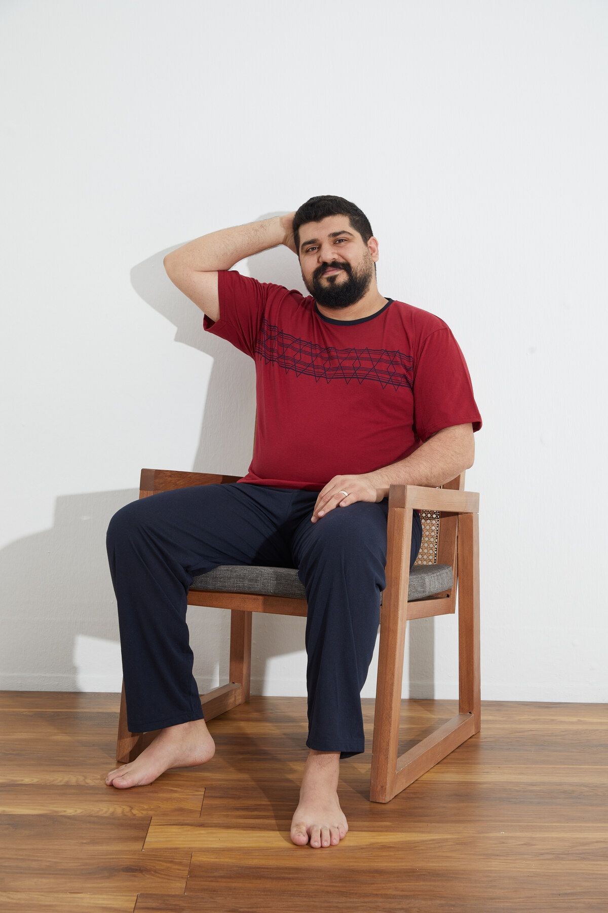 Penye Süprem(İnce) Battal Büyük Beden Yazlık Pijama Takımı