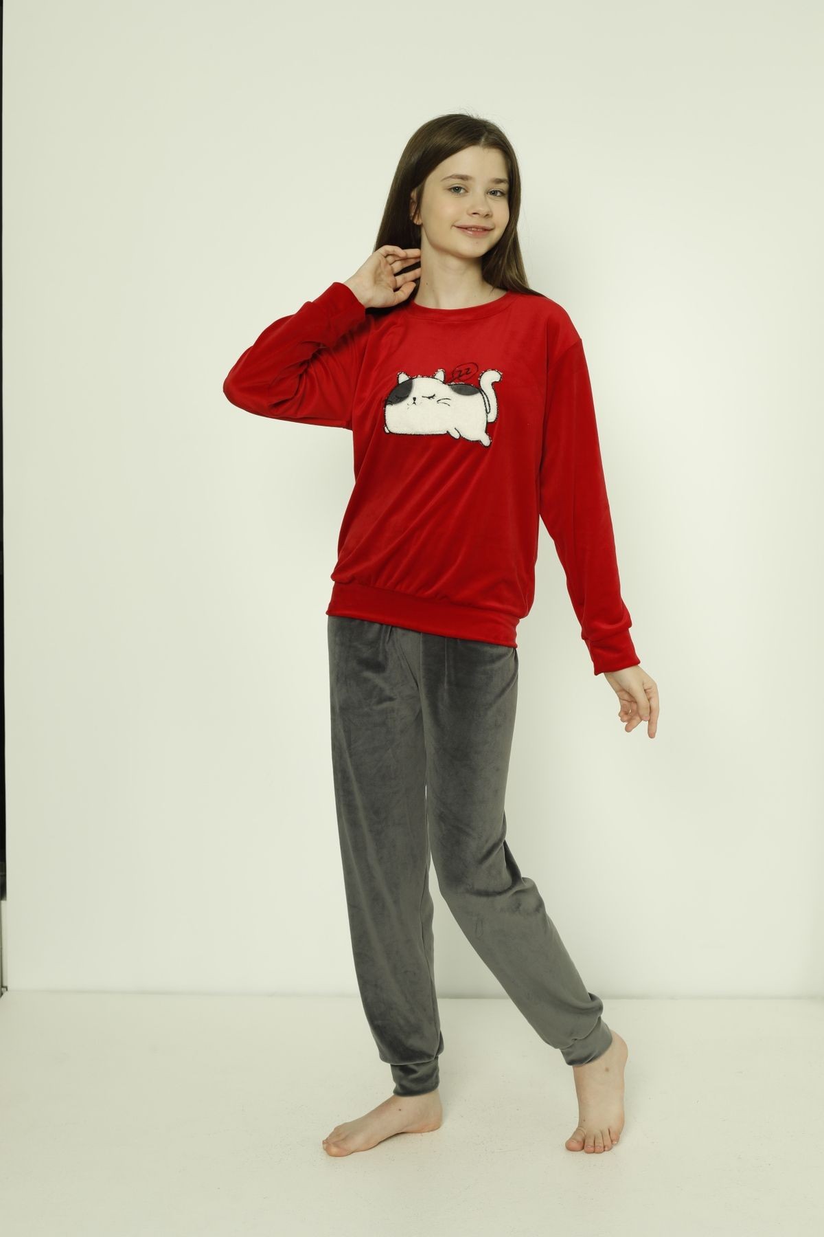 Kadife Garson(Genç) Pijama Takımı