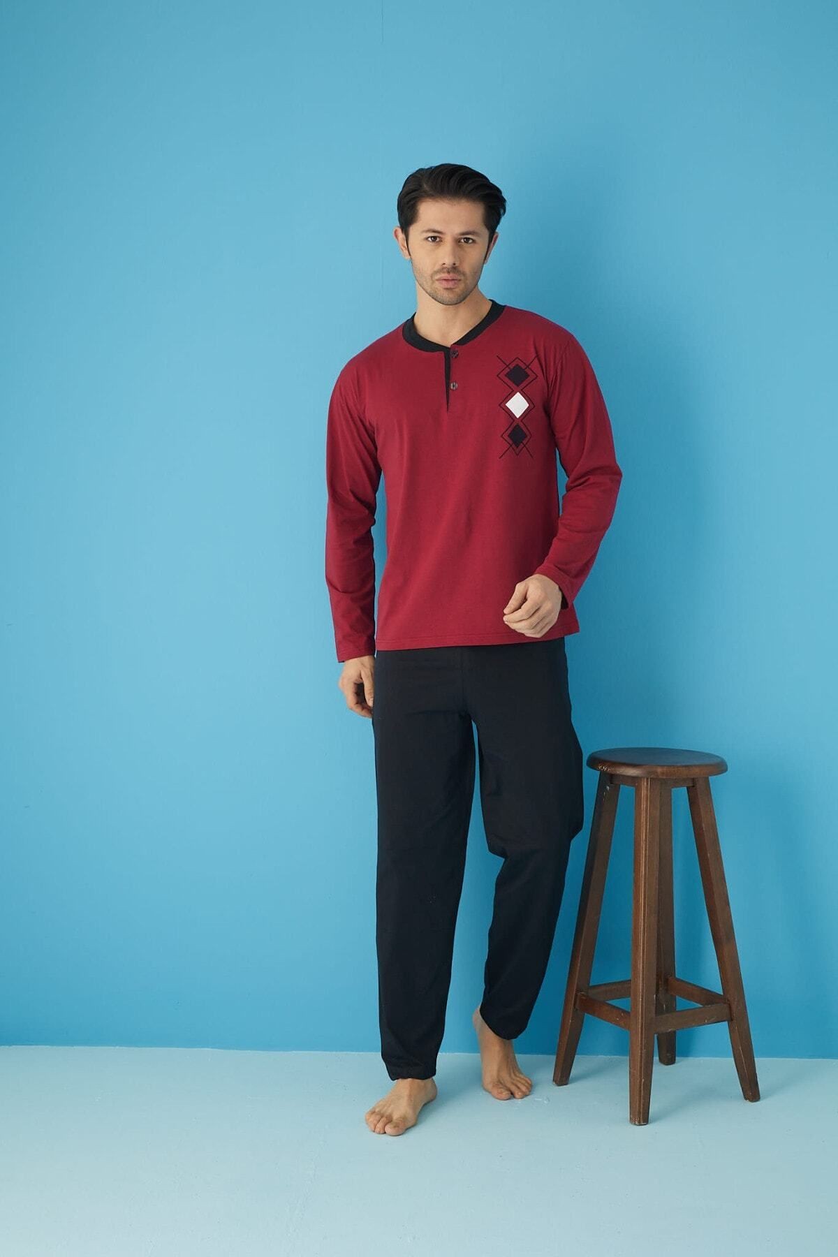 Süprem (ince) Uzun Kol Pijama Takımı