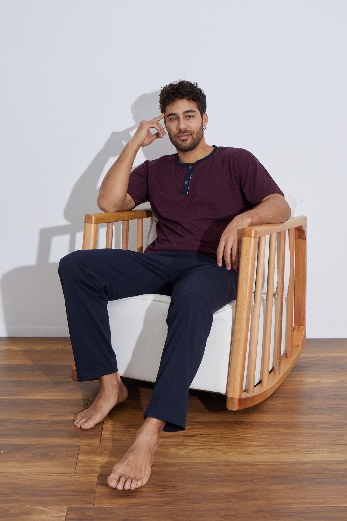 Penye Erkek Süprem (Yazlık) Pijama Takımı
