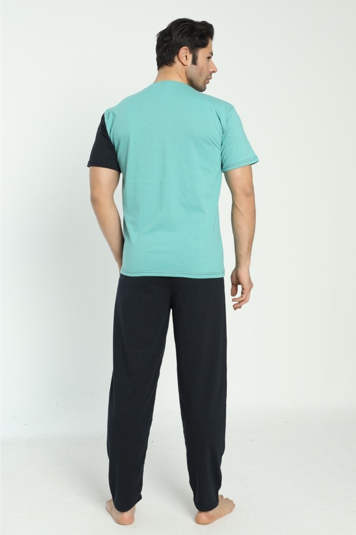 Yazlık Pamuklu Penye (süprem) Erkek Pijama Takımı