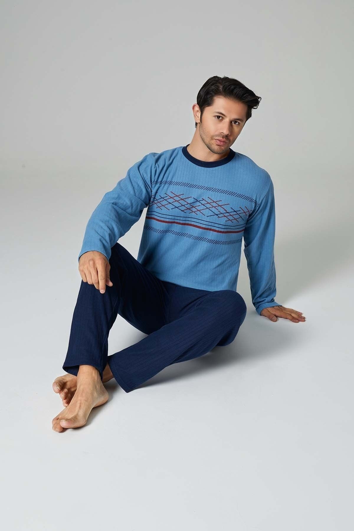 Interlok (kalın) Erkek Pijama Takımı