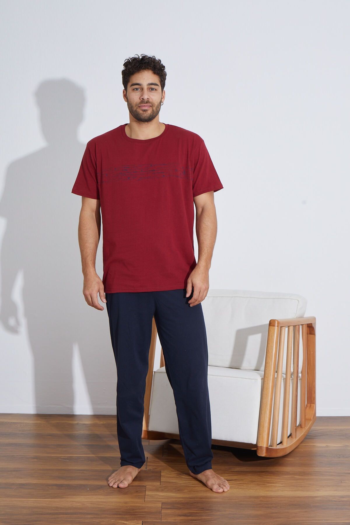 Penye Erkek Süprem (Yazlık) Pijama Takımı