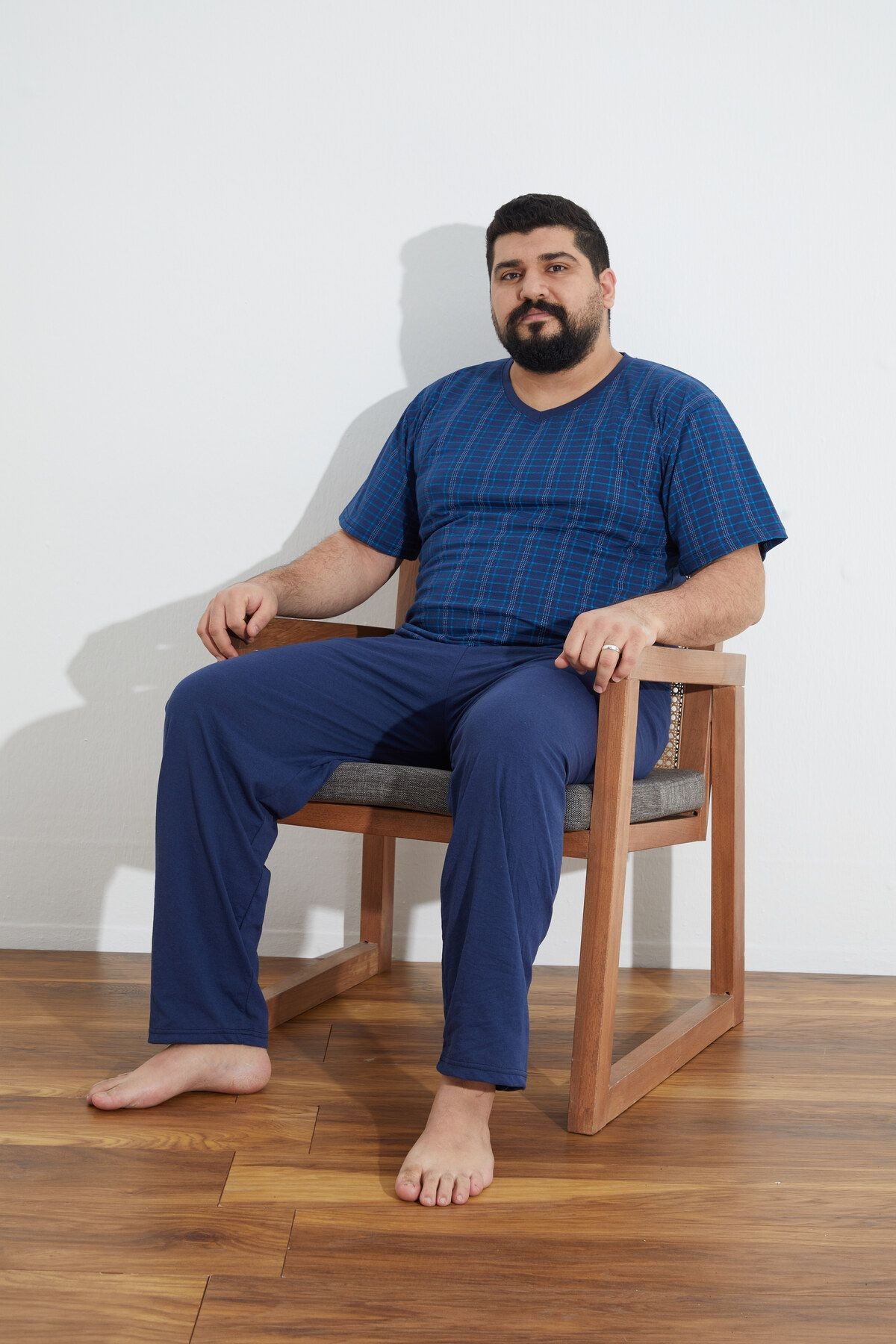 Penye Süprem(İnce) Battal Büyük Beden Yazlık Pijama Takımı