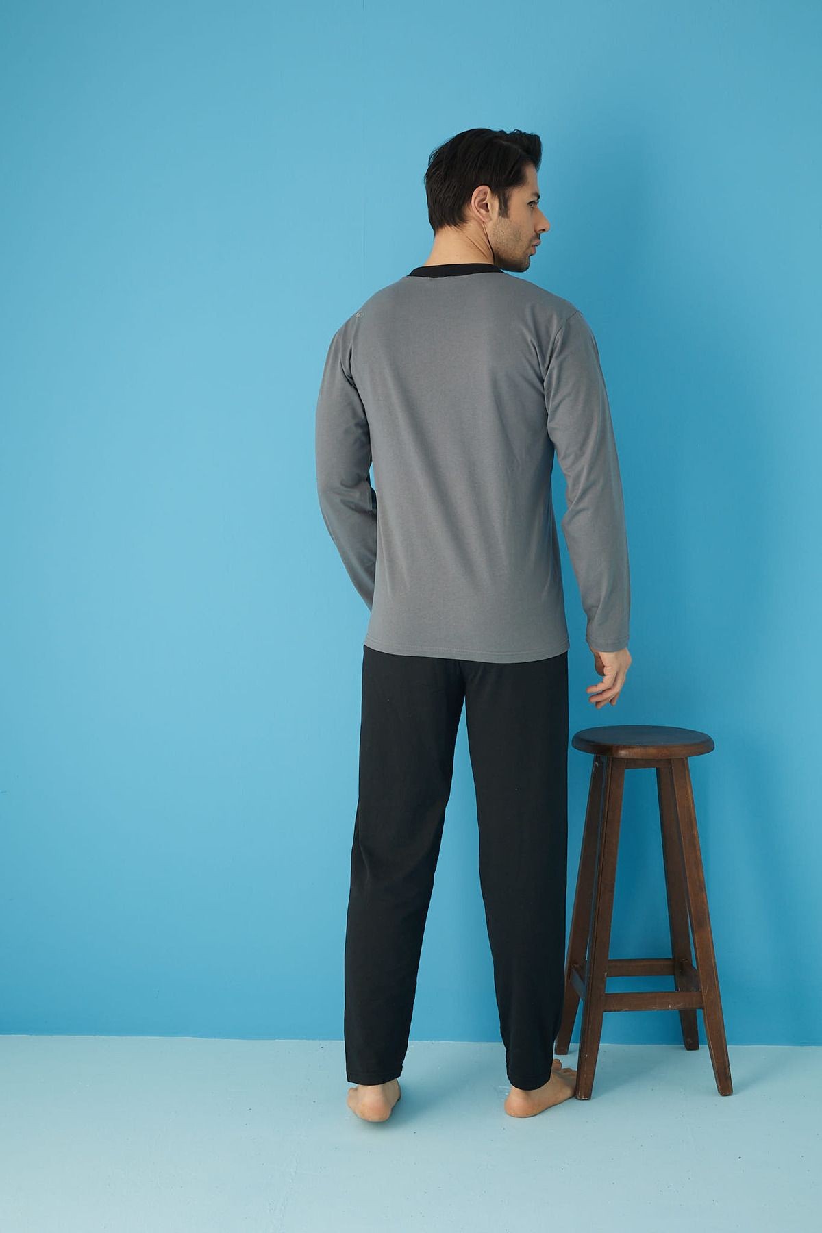 Süprem (ince) Uzun Kol Pijama Takımı