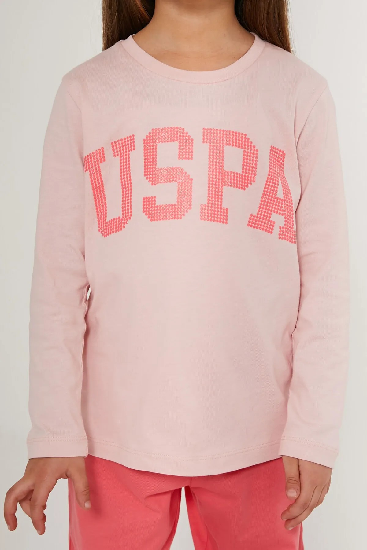 U.S. Polo Assn. Kız Çocuk Genç Kız Uzun Kol Pijama Takımı 