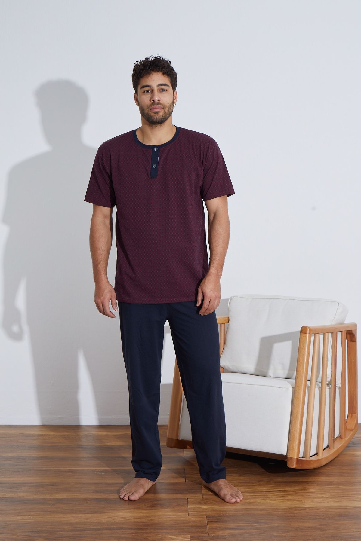 Penye Erkek Süprem (Yazlık) Pijama Takımı