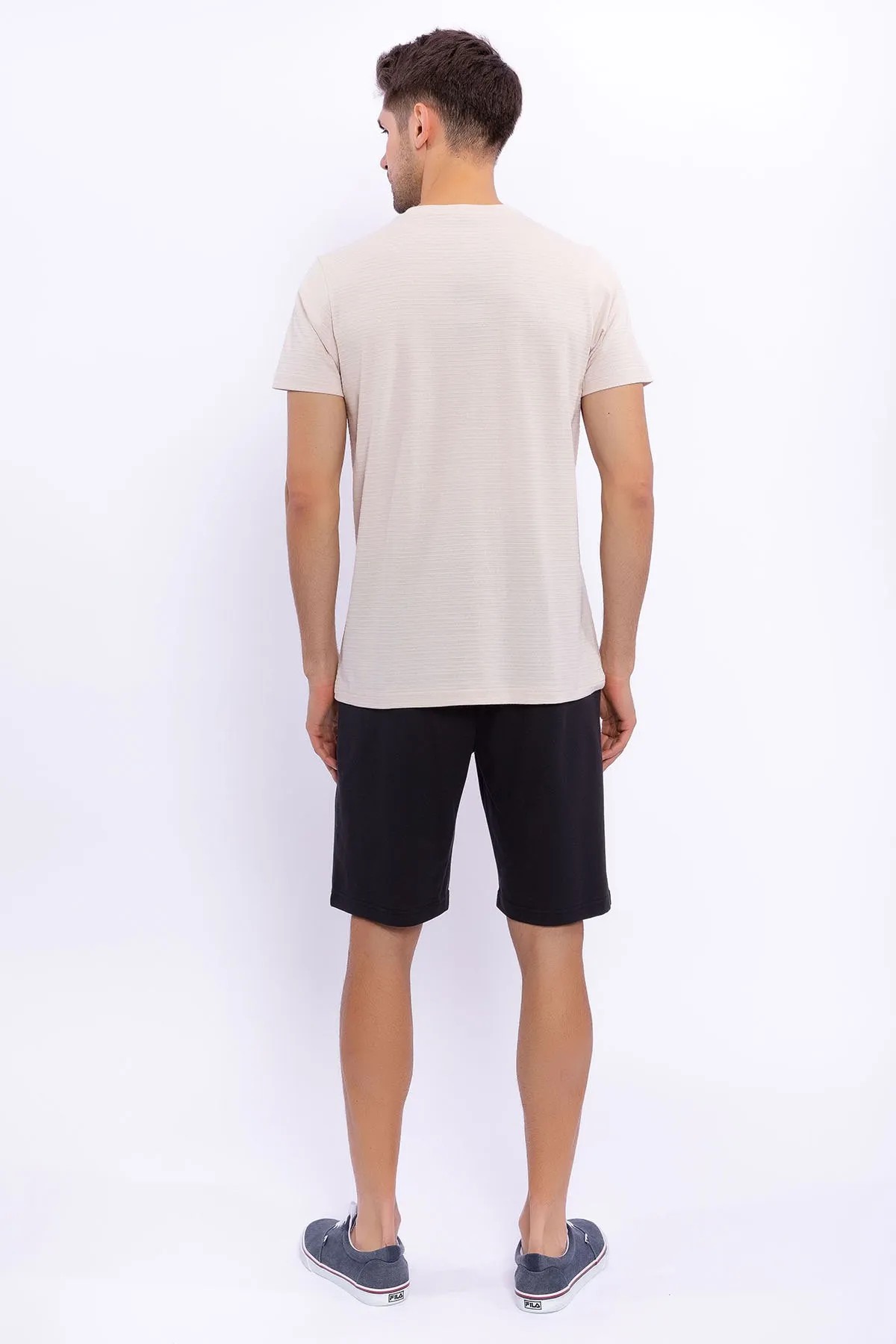  Latte Erkek Slim Fit Bermuda Takım