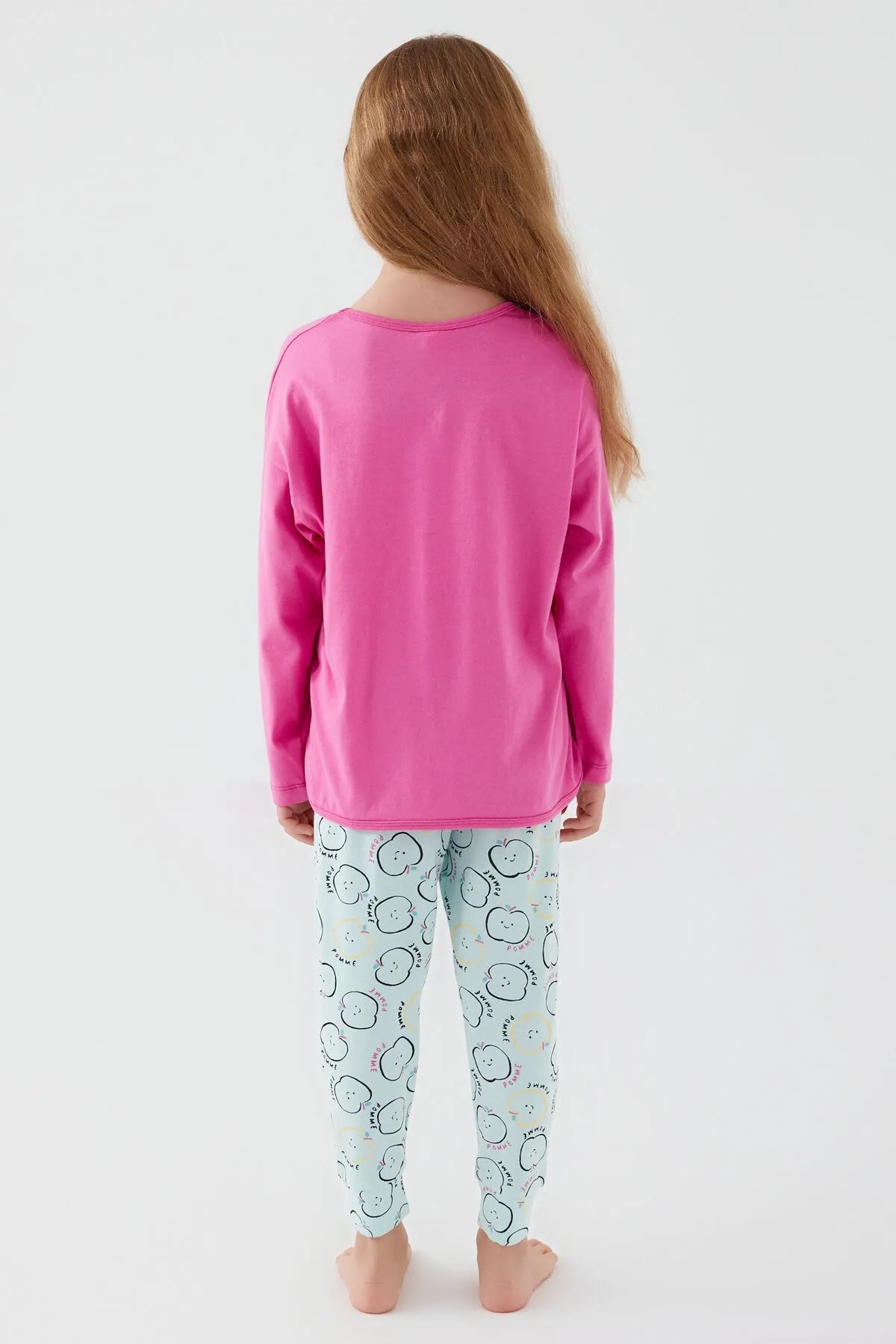 Rolypoly Pomme Apple Kız Çocuk Uzun Kol Pijama Takım
