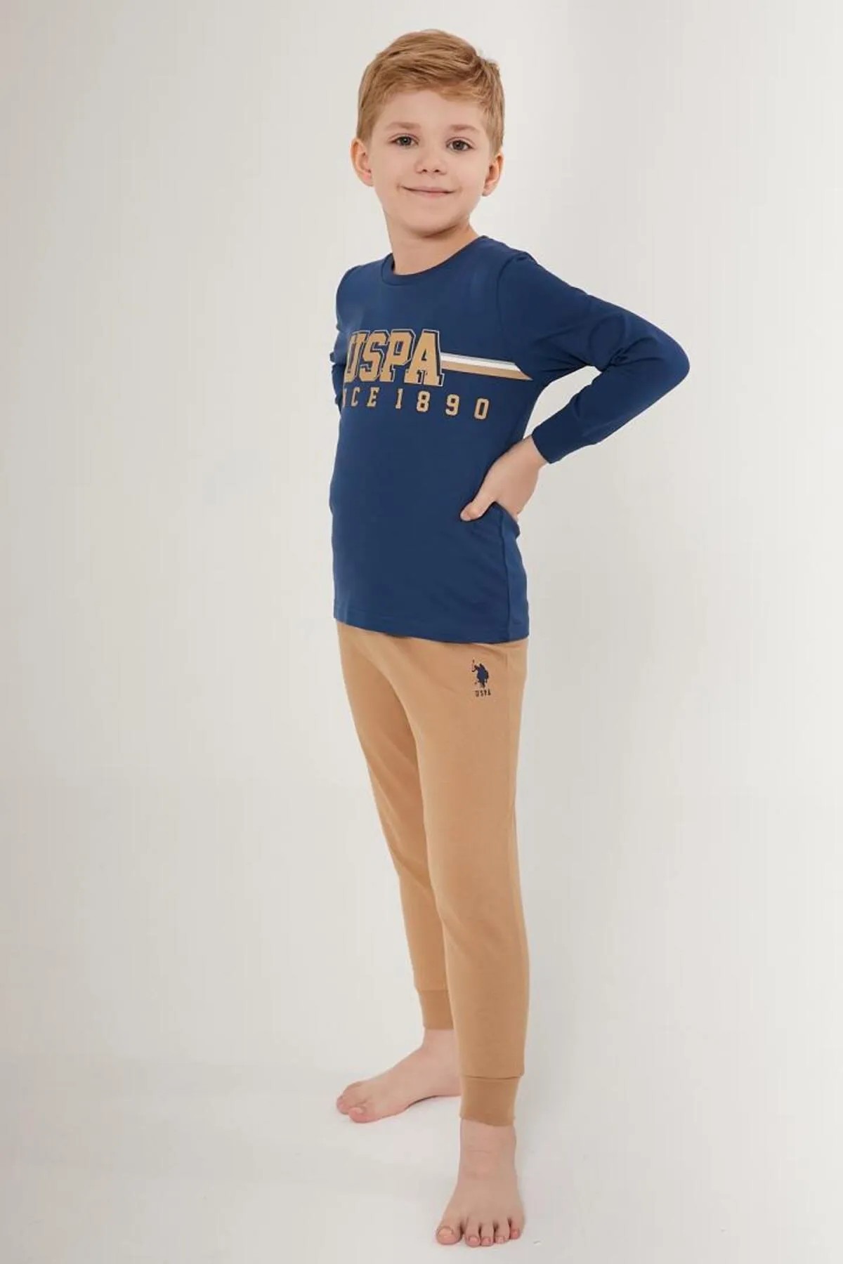 U.S. Polo Assn. Erkek Çocuk Pijama Eşofman Takım