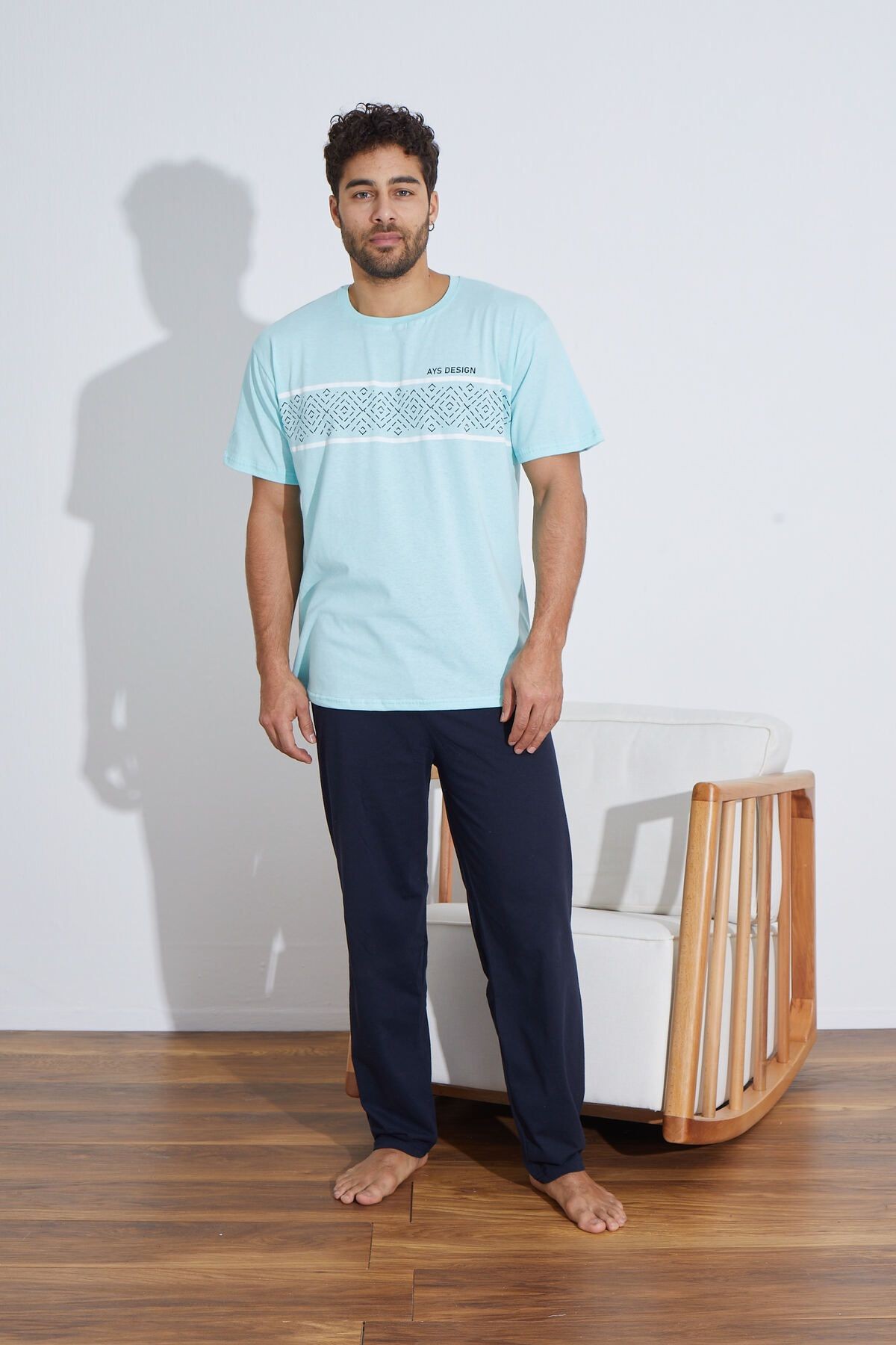 Penye Erkek Süprem (Yazlık) Pijama Takımı