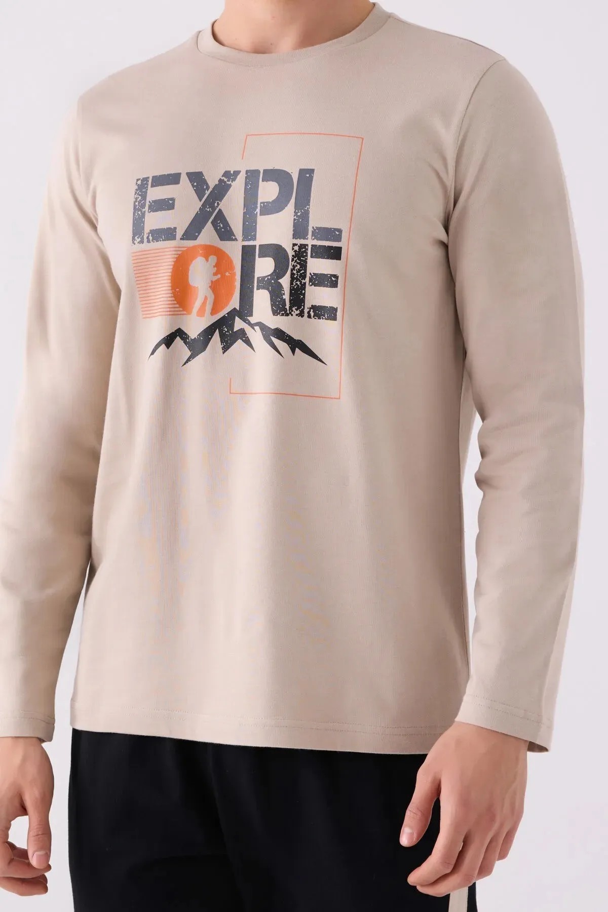 Erkek Explore Uzun Kol Pijama Takımı