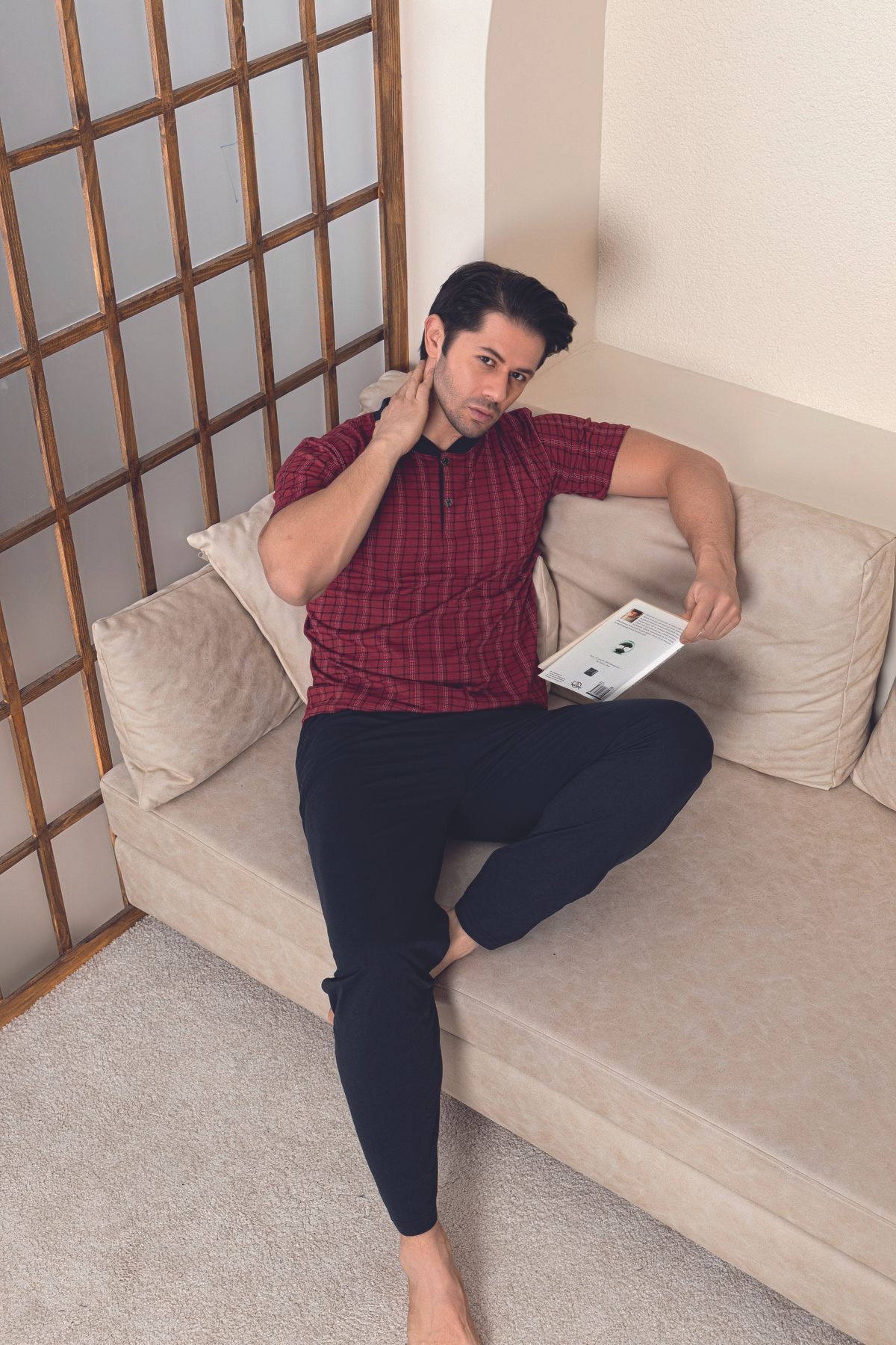 Penye Erkek Süprem (Yazlık) Pijama Takımı