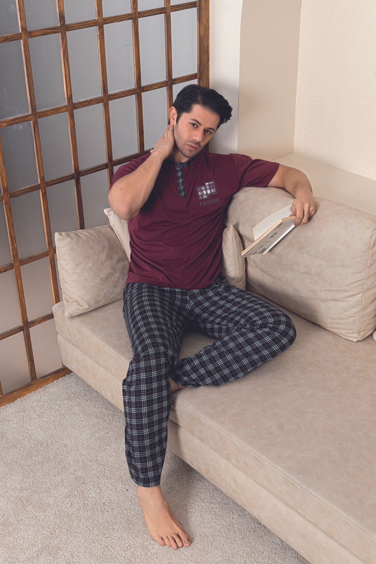 Penye Erkek Süprem (Yazlık) Pijama Takımı