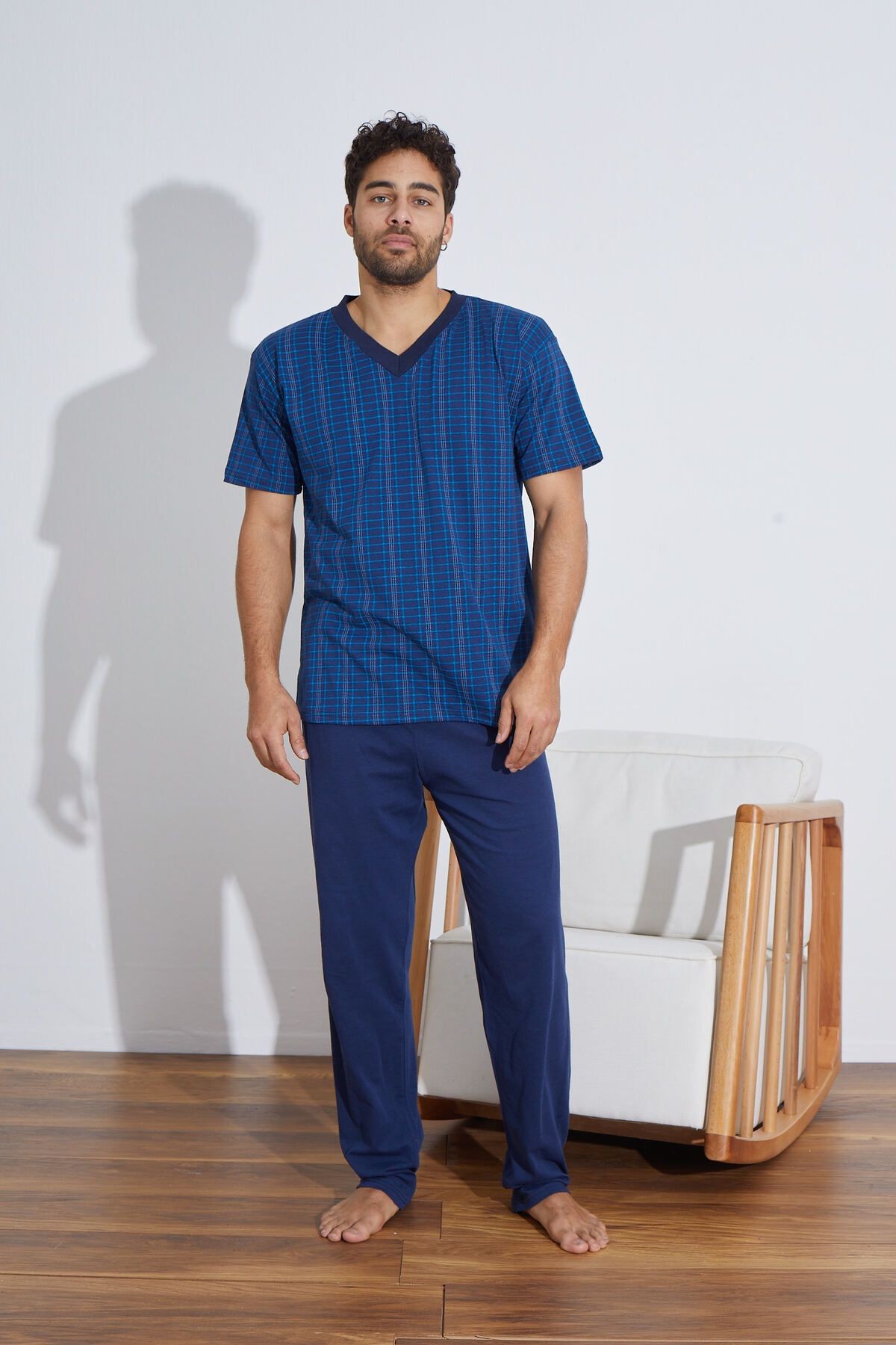 Penye Erkek Süprem (Yazlık) Pijama Takımı