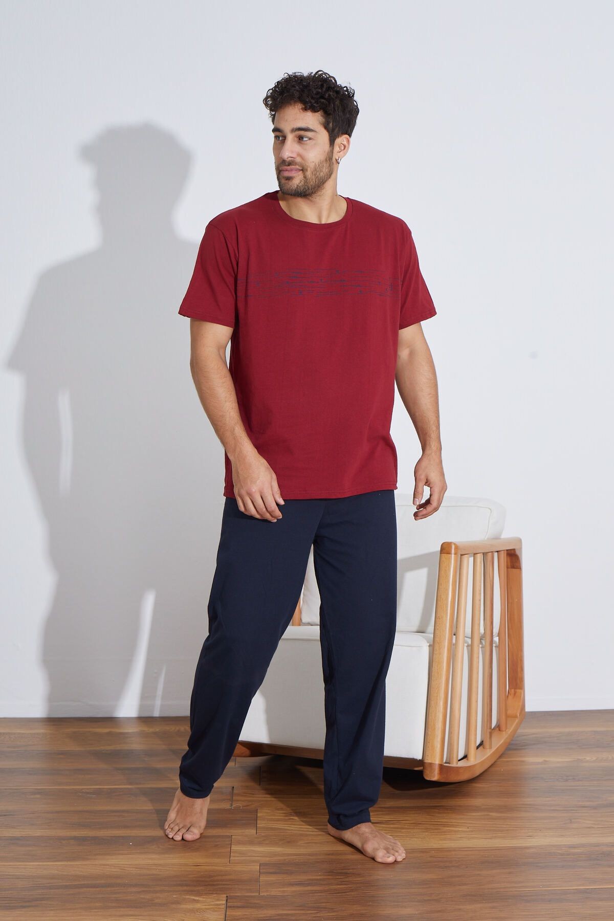 Penye Erkek Süprem (Yazlık) Pijama Takımı
