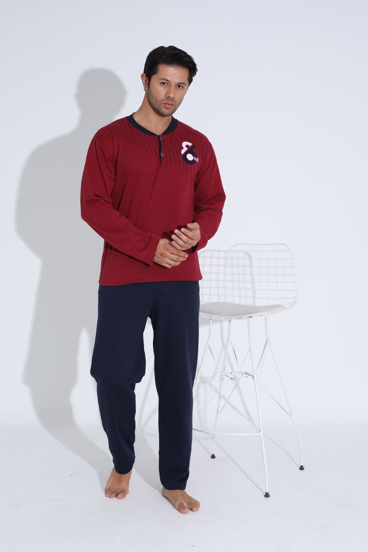 İki İplik (Kalın) Erkek Pijama Takımı