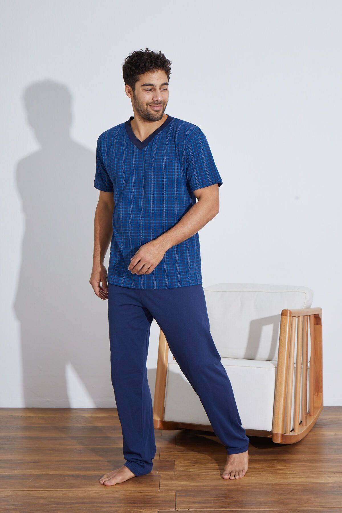 Penye Erkek Süprem (Yazlık) Pijama Takımı