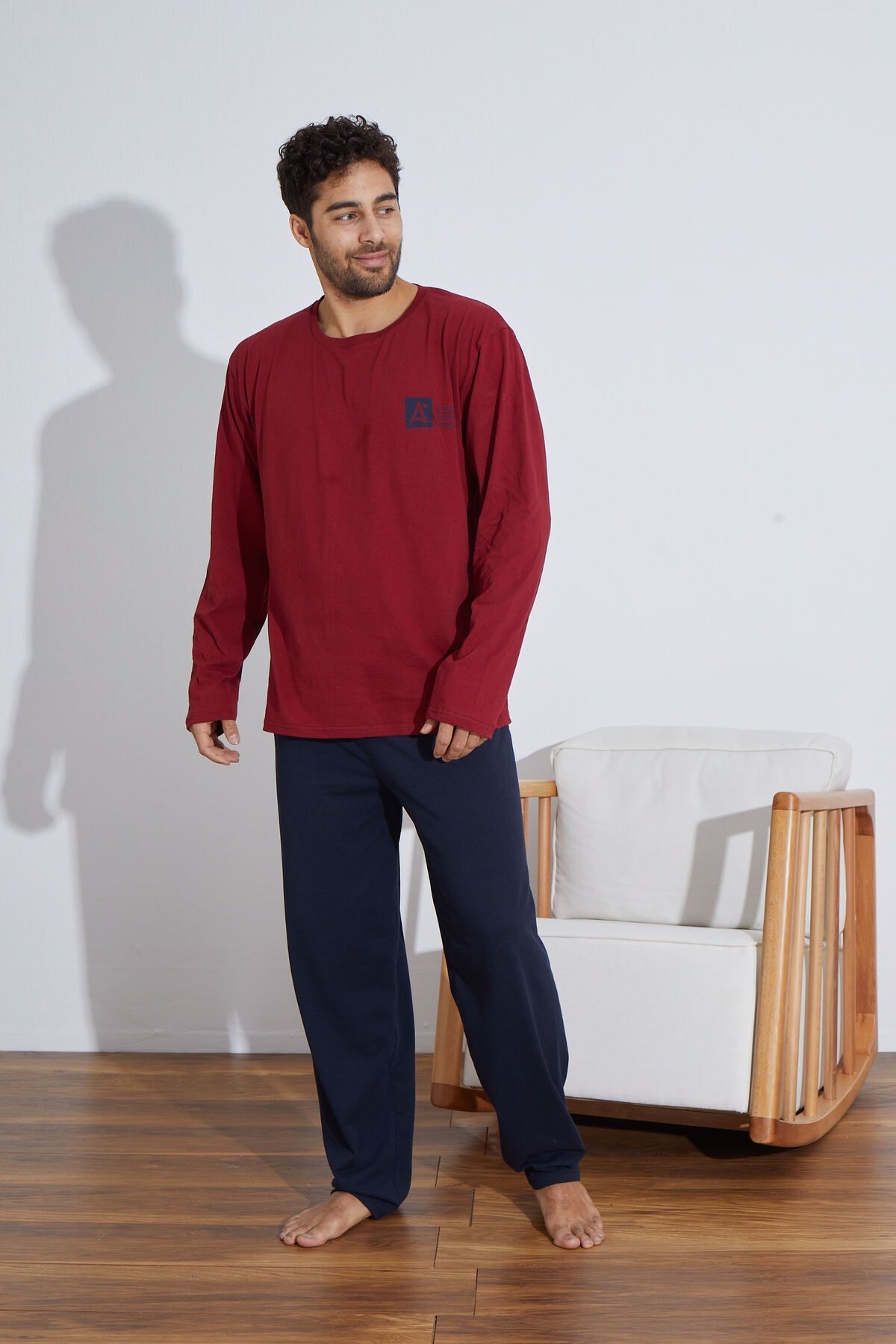 Penye Süprem(İnce) Uzun Kollu Erkek Pijama Takımı