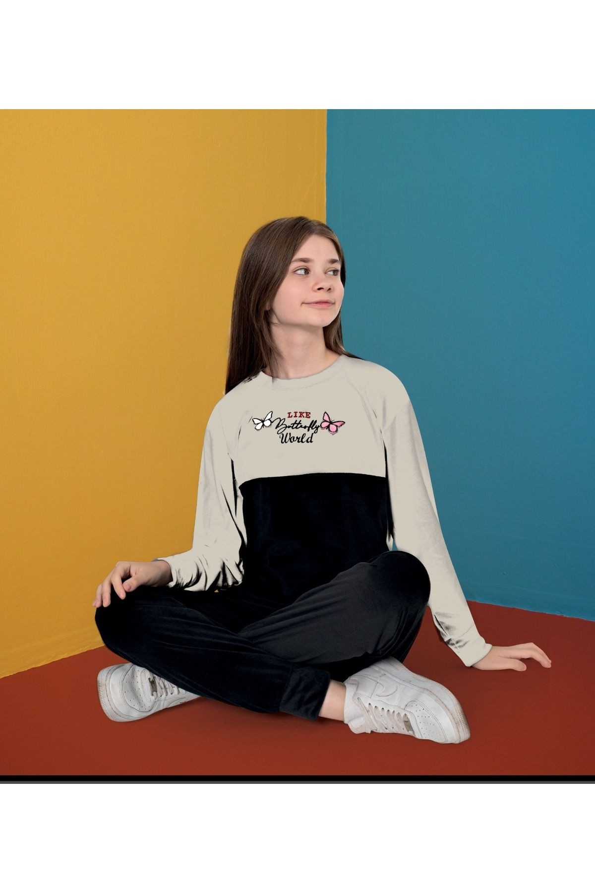 Kadife Garson(Genç) Çocuk Pijama Takımı