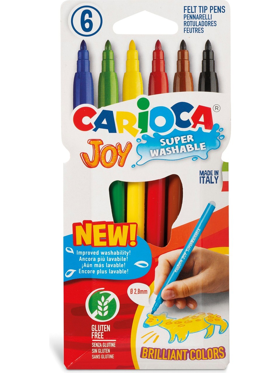Carioca Joy Süper Yıkanabilir Keçeli Boya Kalemi