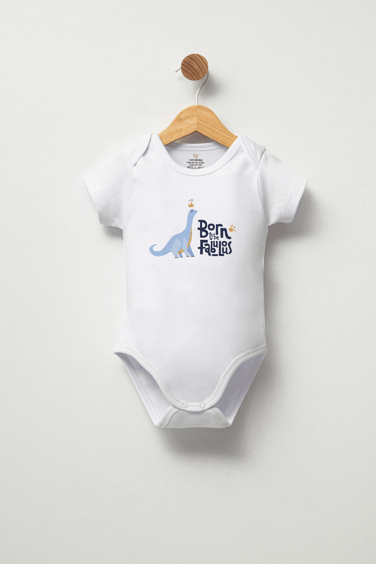 Born To Be Fabulüs Yazılı Bebek Zıbını
