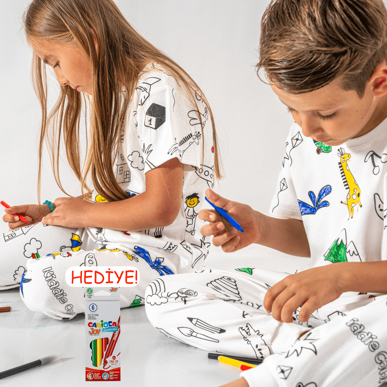 Boyanabilir Pijama Takımı 🎨 (Sınırlı Stok)