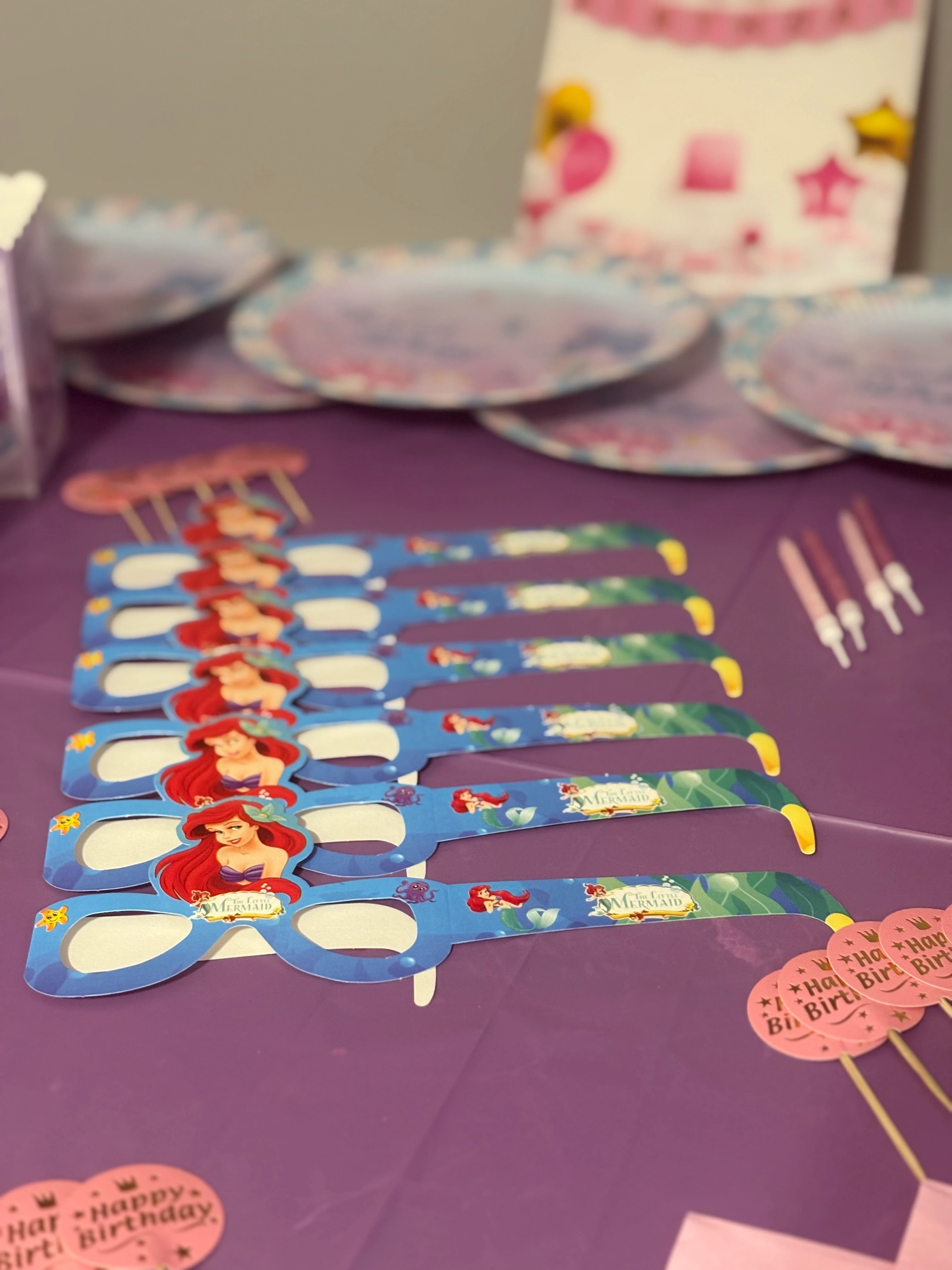 Deniz Kızı Temalı Doğum Günü Parti Seti