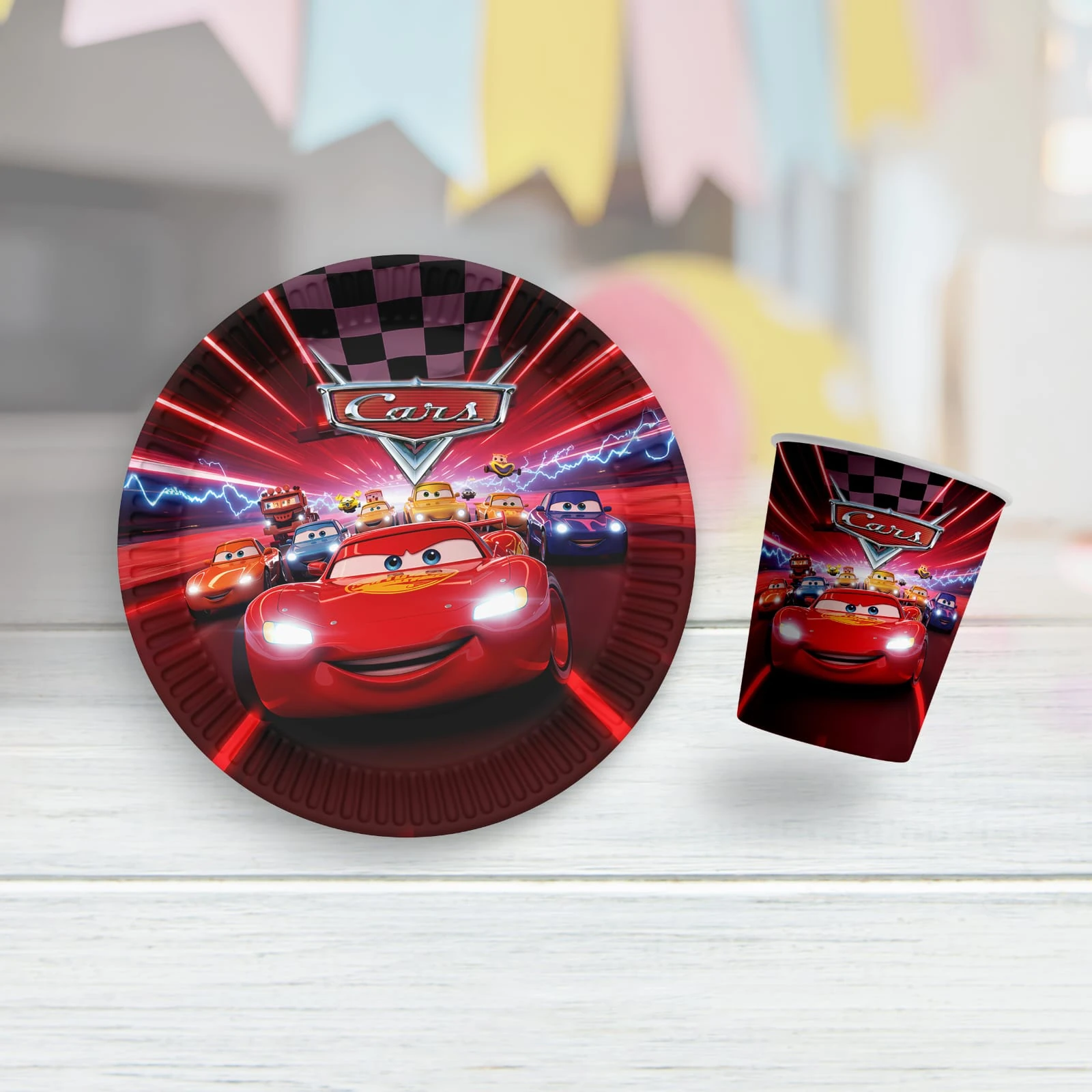 Cars Temalı Doğum Günü Parti Seti