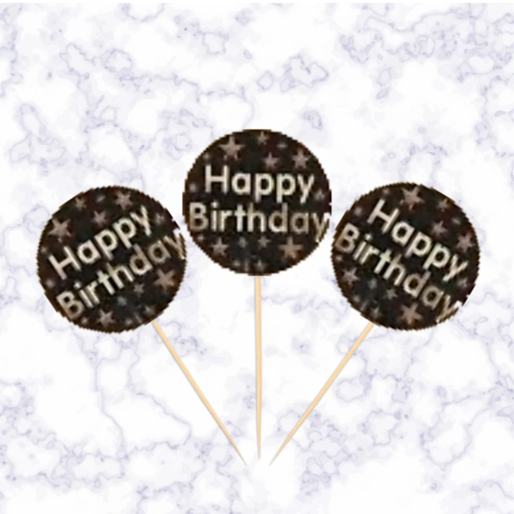 Siyah Gold Sunum Kürdanı 20'li