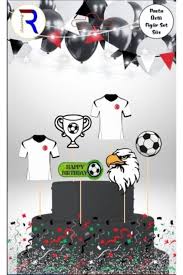 Beşiktaş Pasta Üstü Figür Süs Set